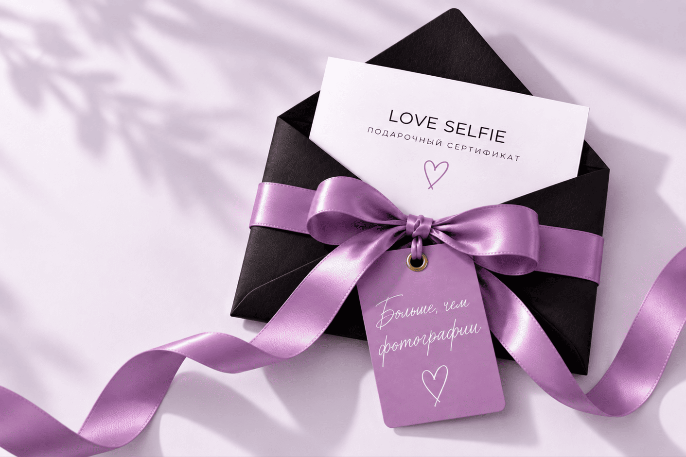 Классический печатный сертификат Love Selfie