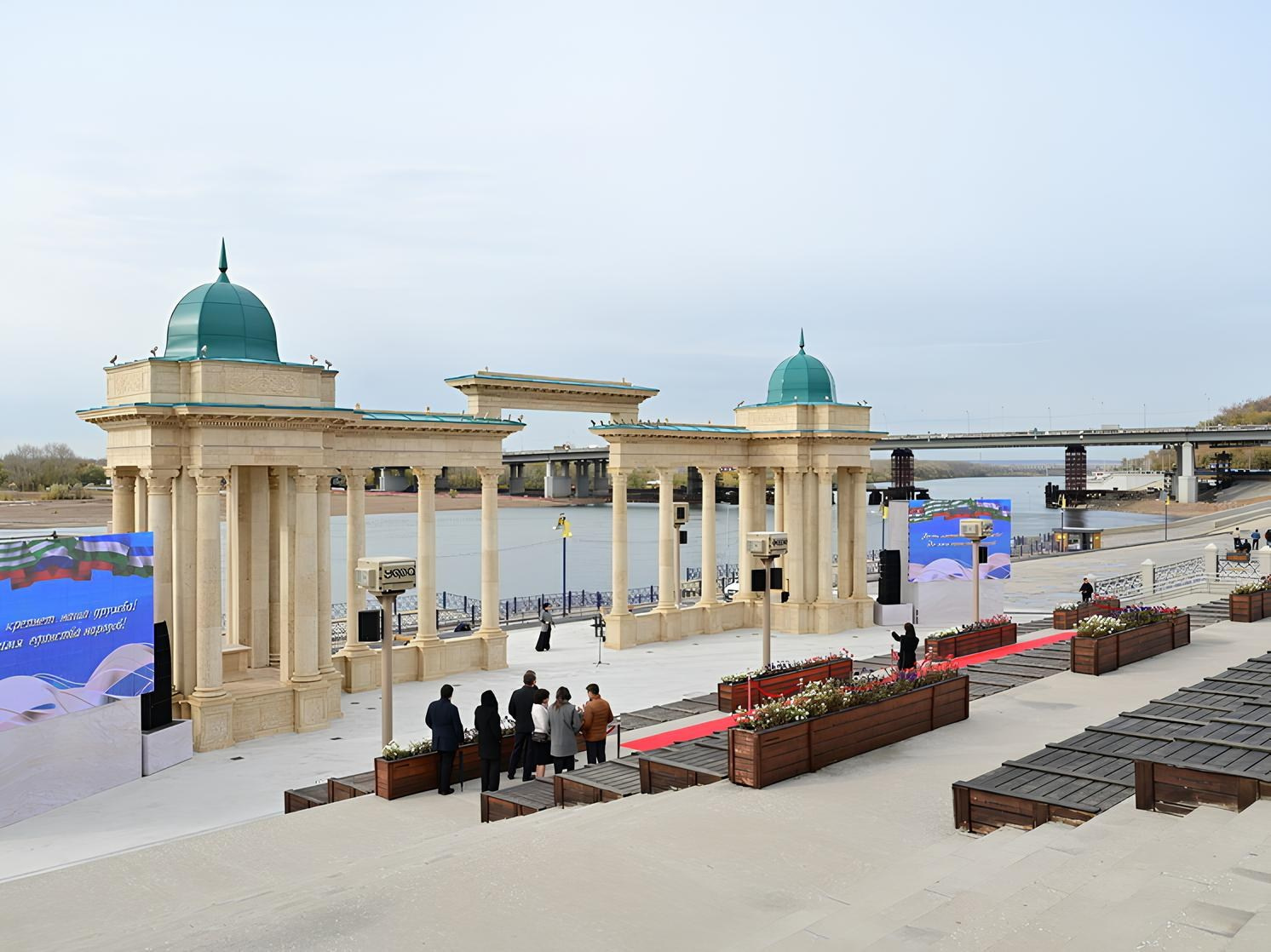 Набережная реки Белой Уфа