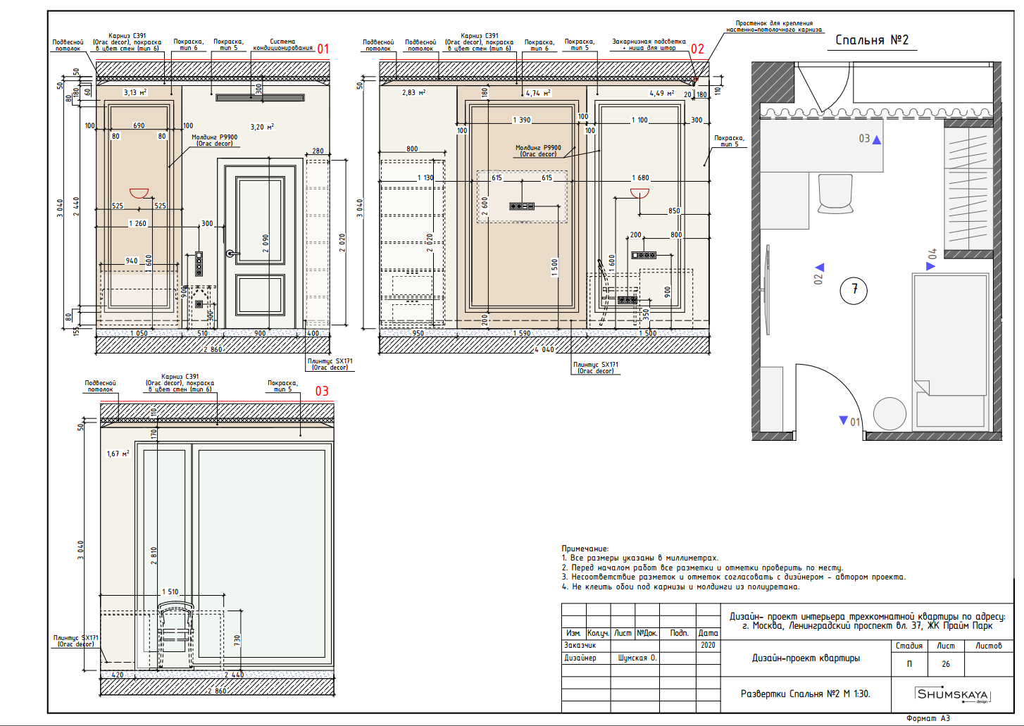 Этапы работ. Студия интерьера