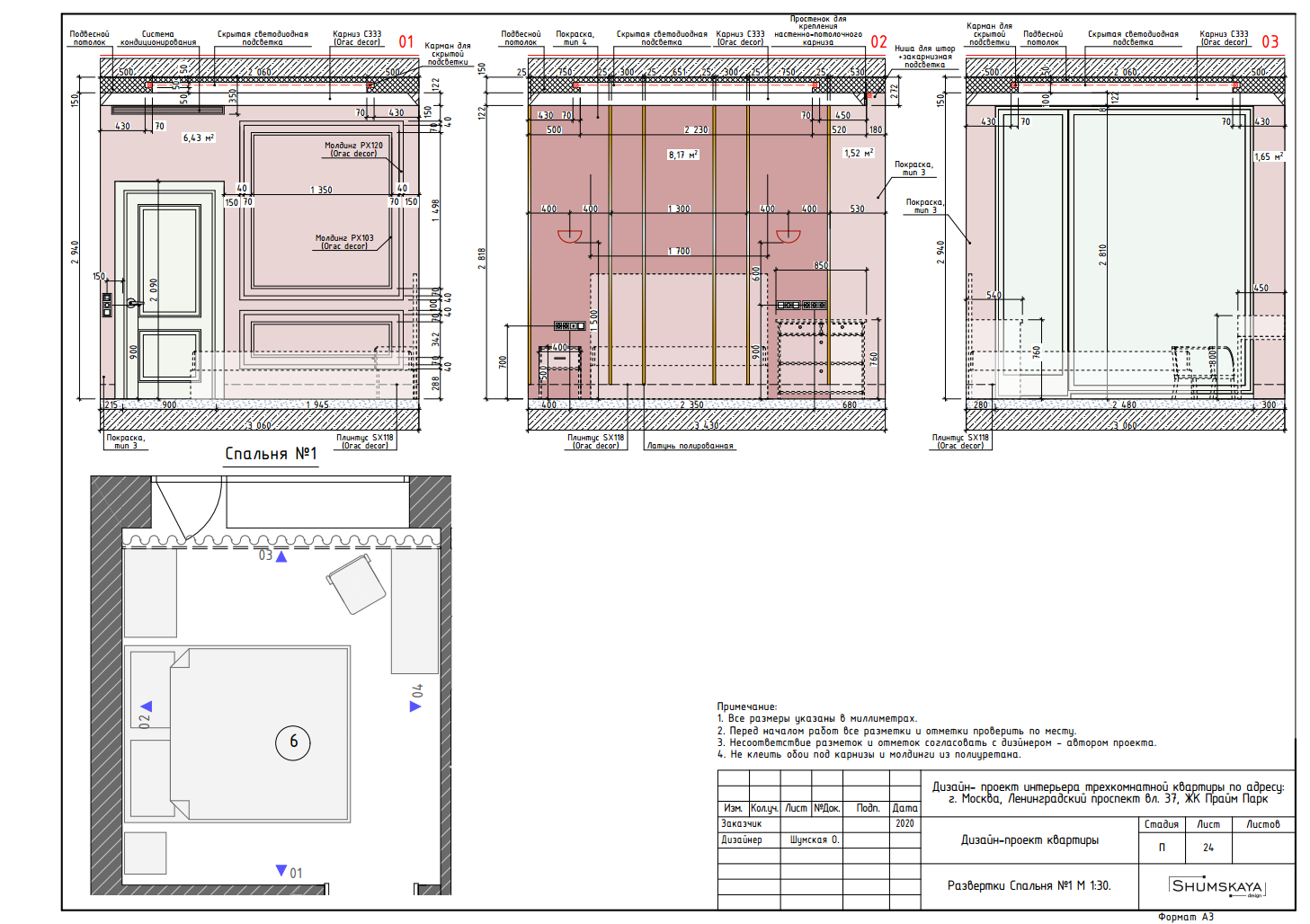 Этапы работ. Студия интерьера