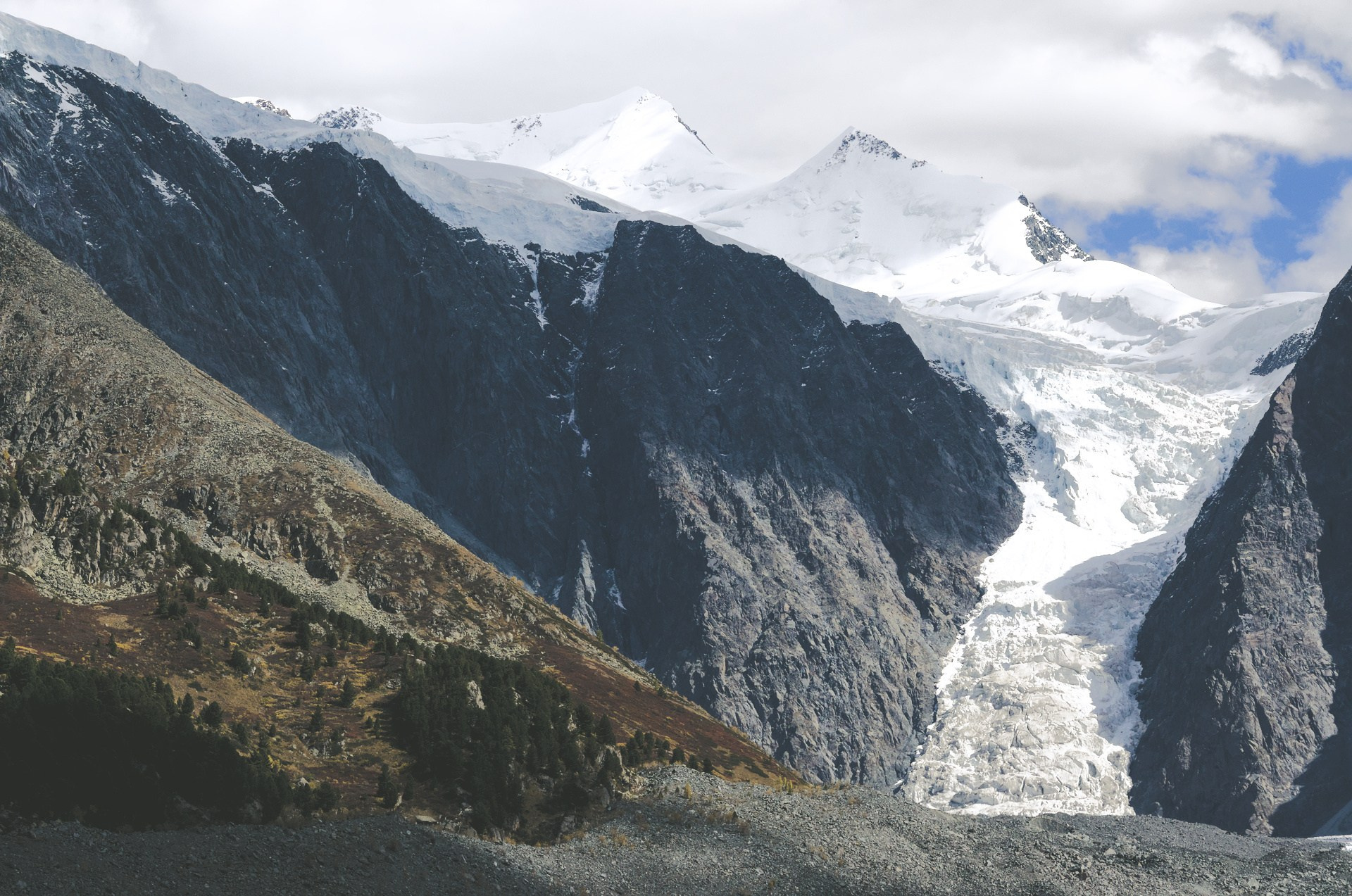 Алтай ледник Мюшту- Айры пейзажная фотография