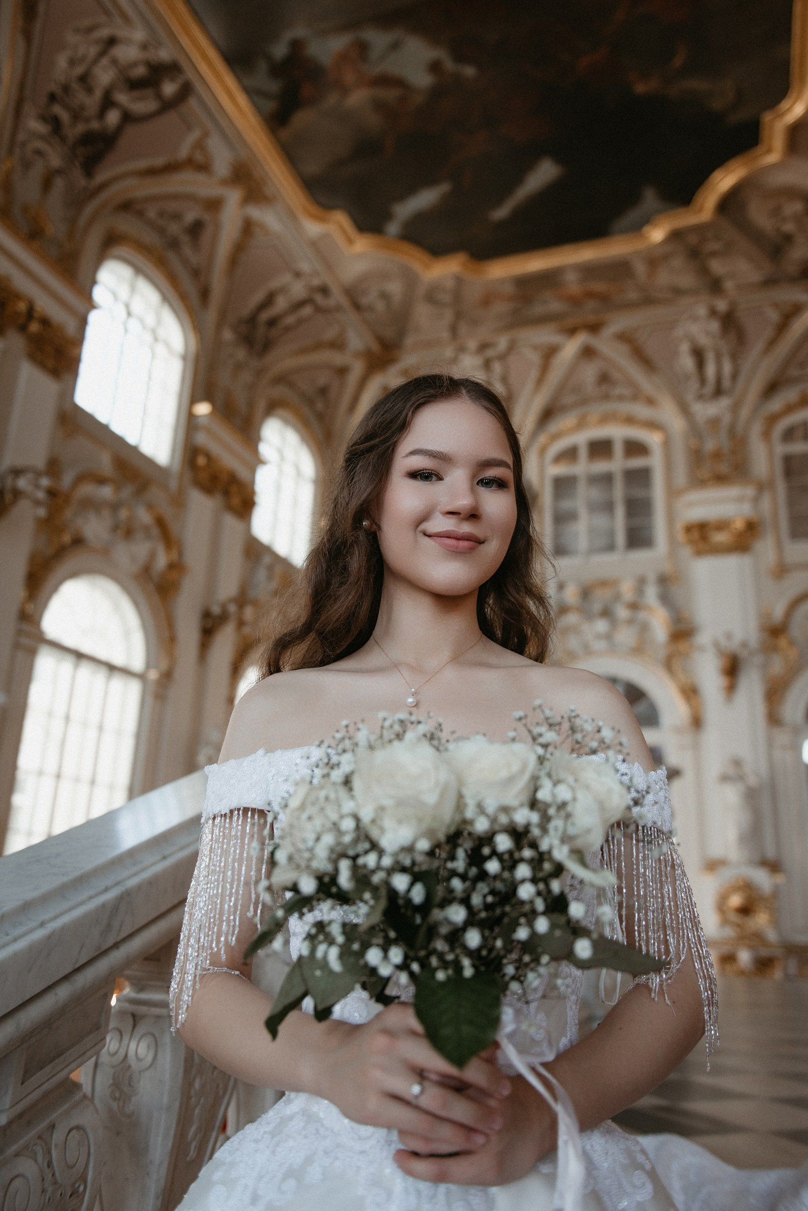 свадебная фотосессия в Эрмитаже