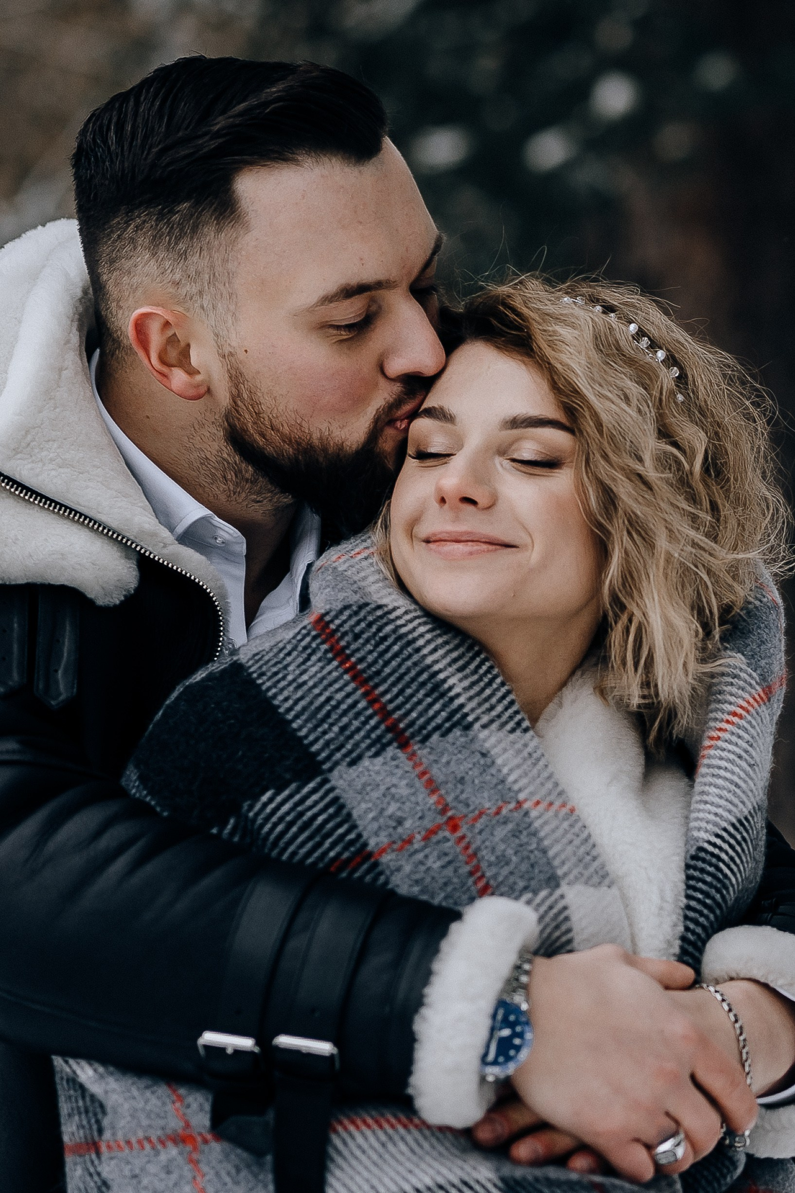 Где сделать свадебную фотосессию зимой в Москве. Свадебный фотограф Москва — Сергей и Татьяна