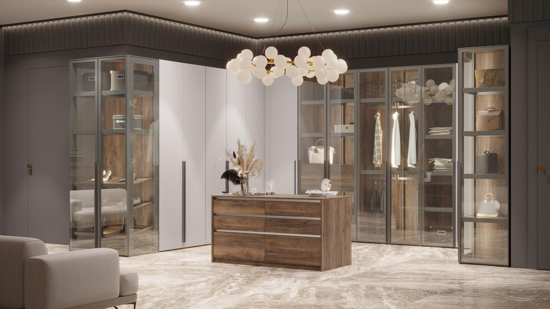 Гардеробные системы MGS мебель. MGS мебель в Ростове-на-Дону. Высочайшее качество исполнения. Инновационные и классические материалы. MGS mebel Ростов