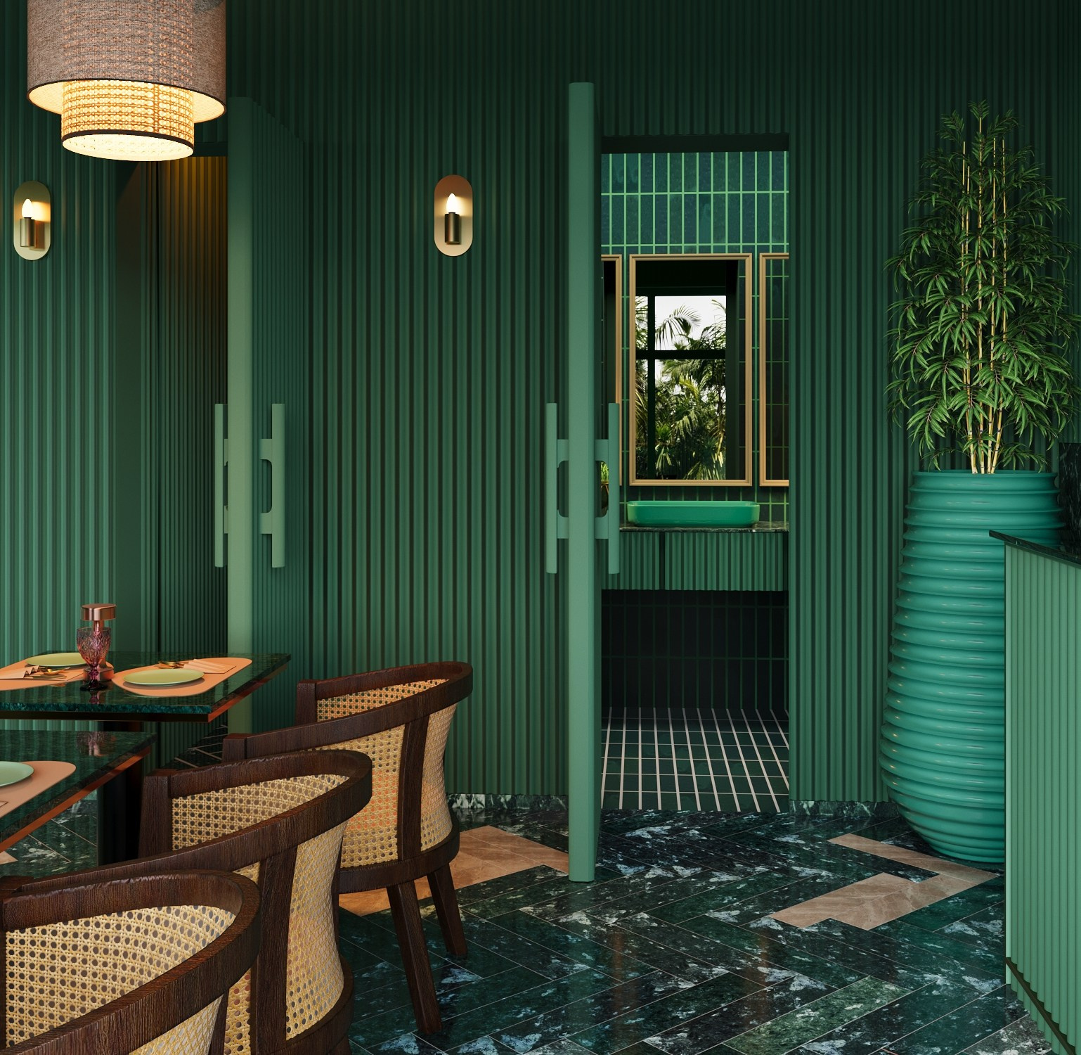 Визуализация кафе. Главная