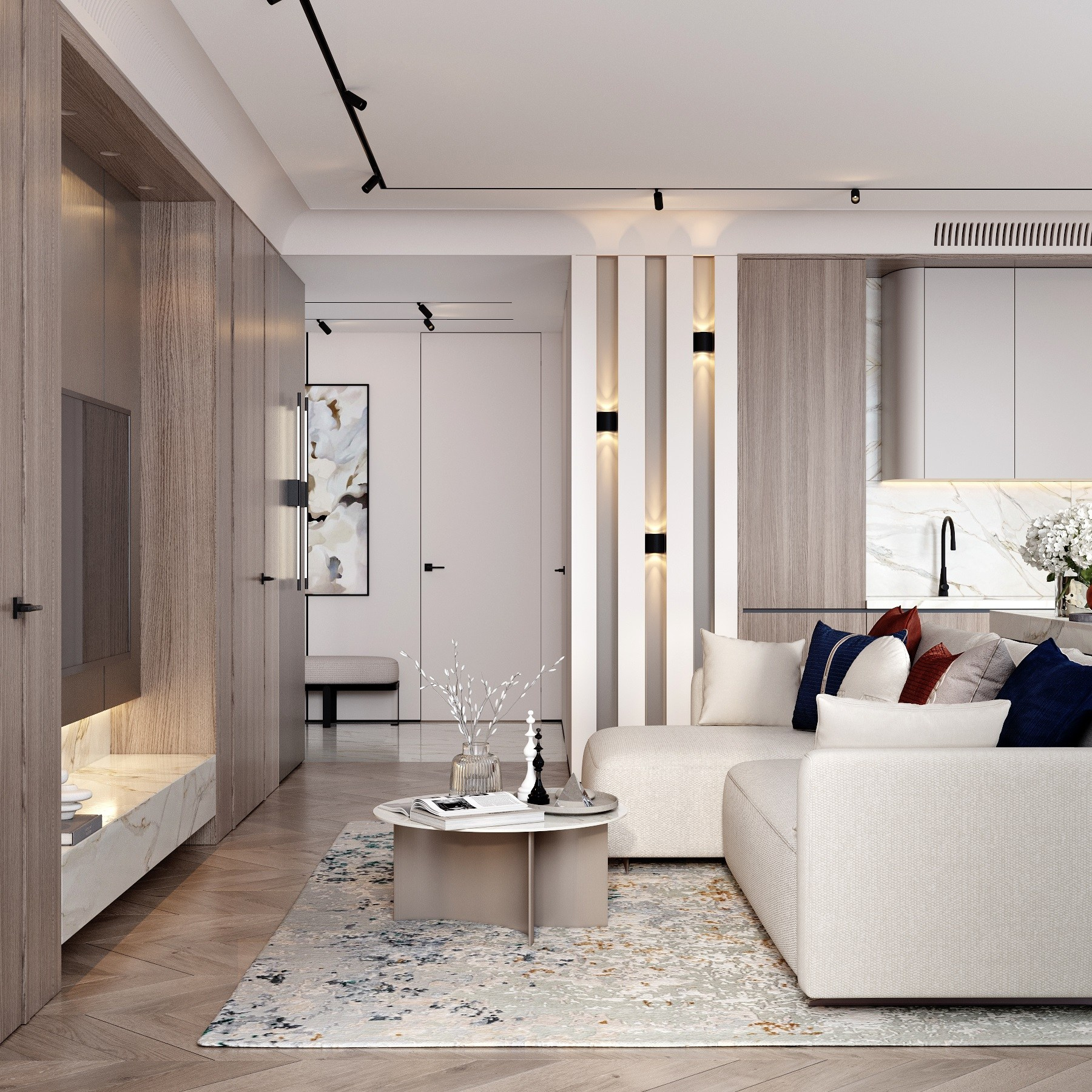 ЖК Скай хаус 4. Дизайн интерьера в Москве