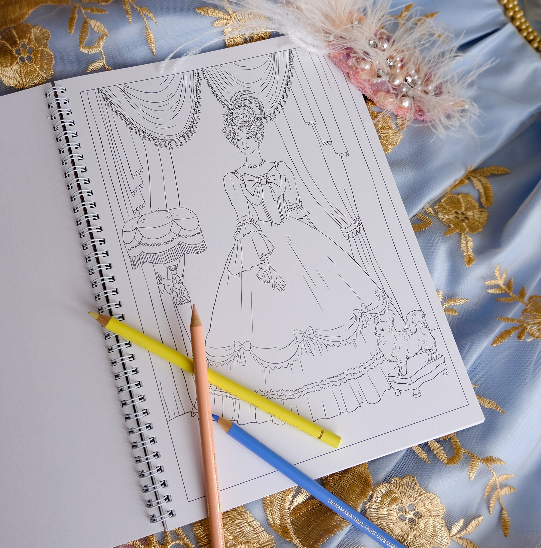 Викторианская. Авторская раскраска Алёны Лазаревой. Раскраски Алёны Лазаревой