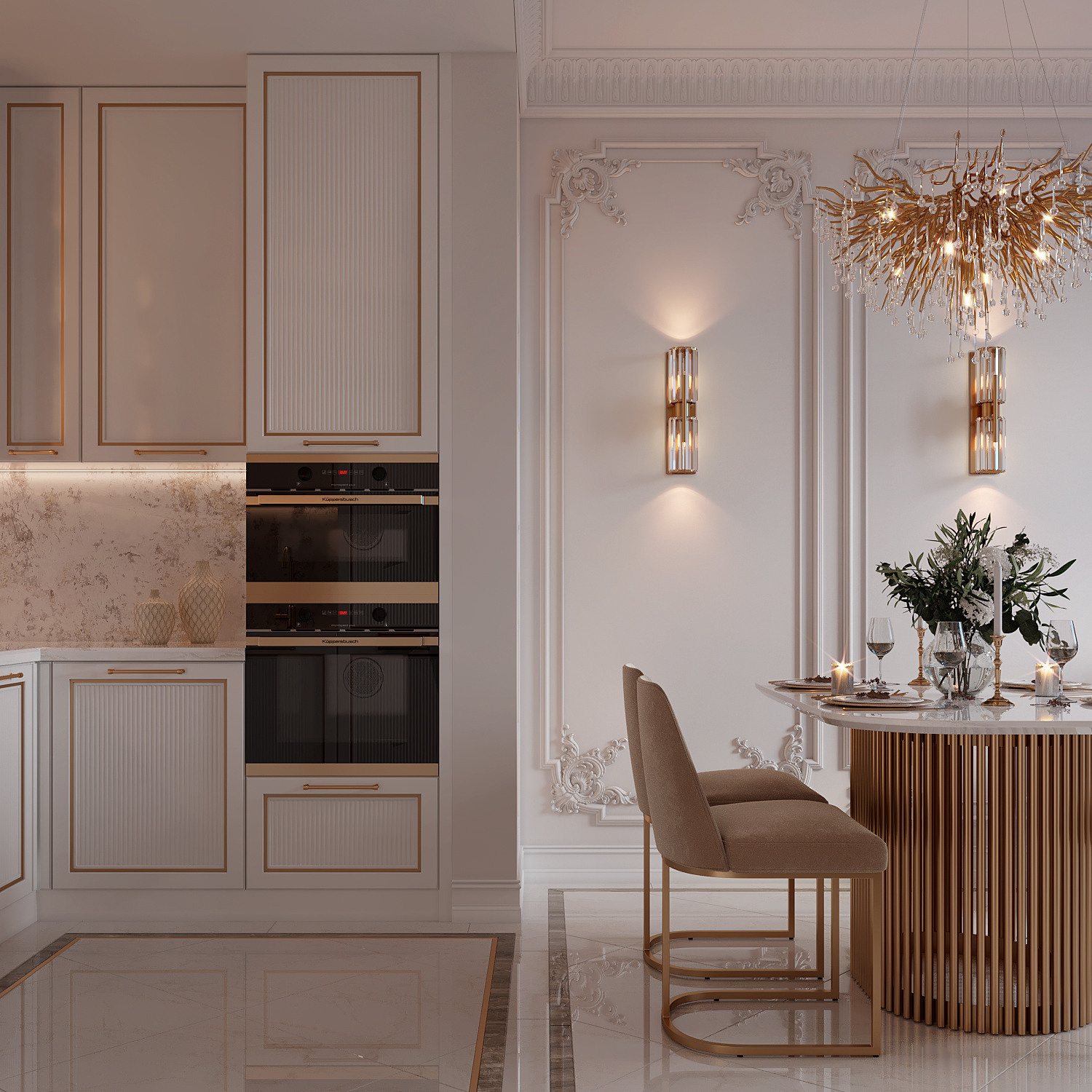 Дизайн роскошной кухни