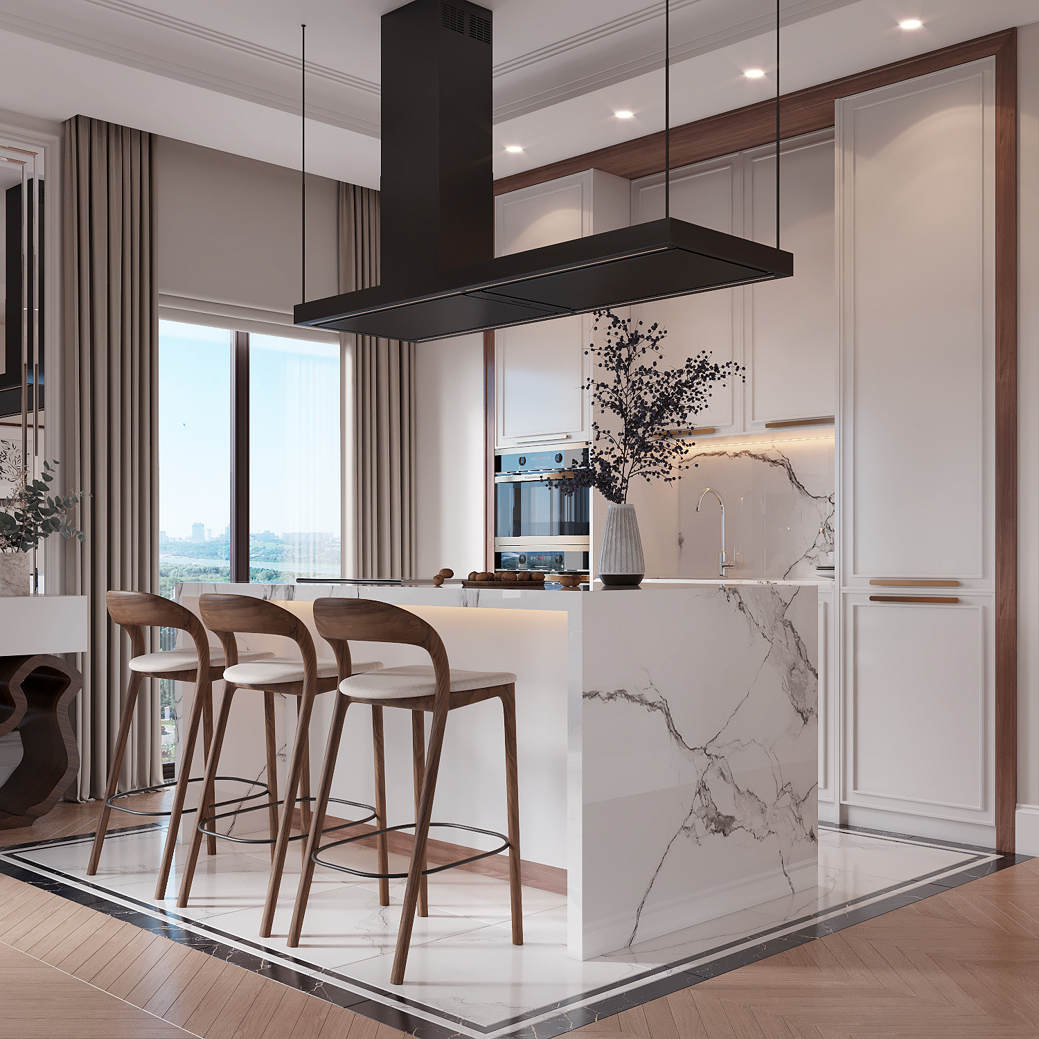 Кухня с островом