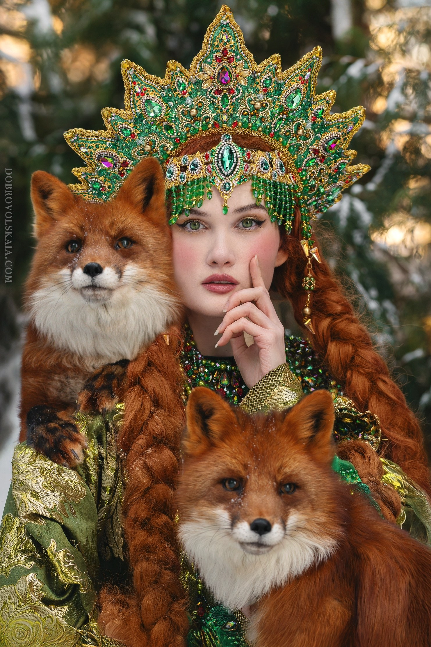 Русские народные костюмы в Москве