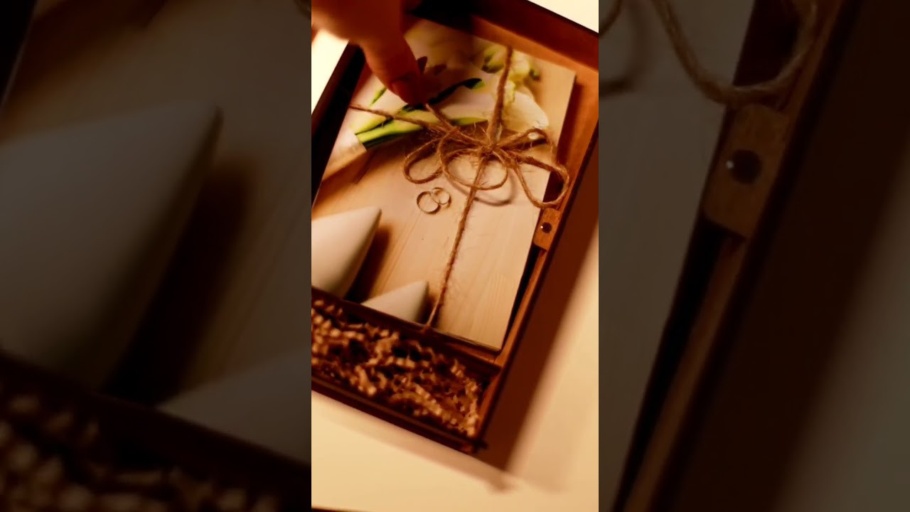 Деревянная шкатулка с фотографиями. Семейный и портретный фотограф в Новосибирске Мария Хлебус