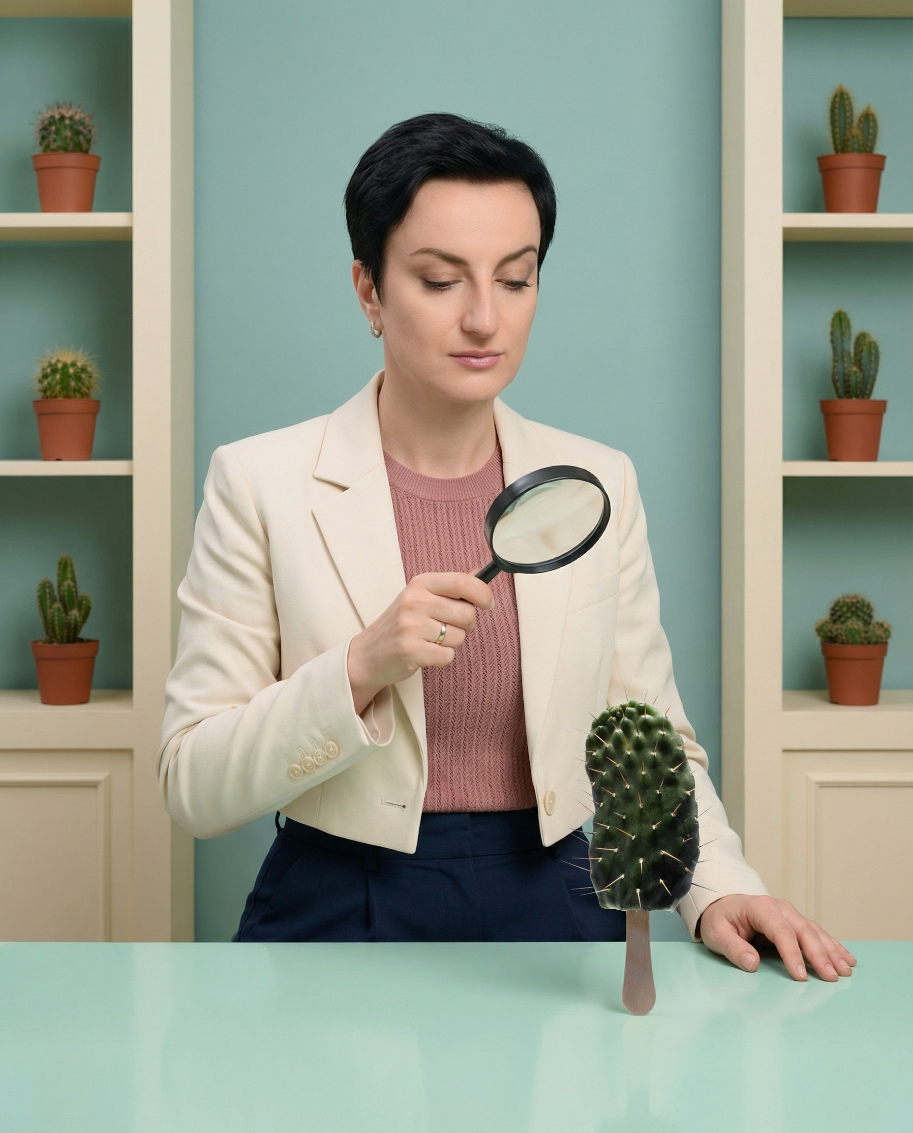 AI-визуал эксперта для авторской рубрики