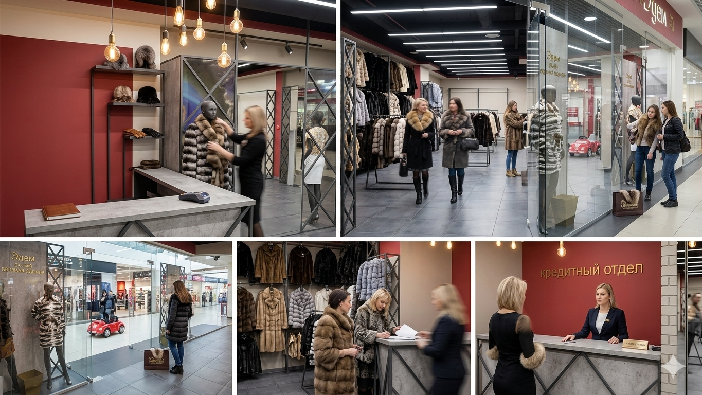 Коммерция — Салон верхней одежды. Студия дизайна FishkaRom в Краснодаре и по всей России