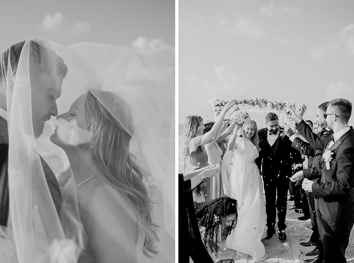 Свадьба на пляже Абу Даби, фотограф Мария кУлагина