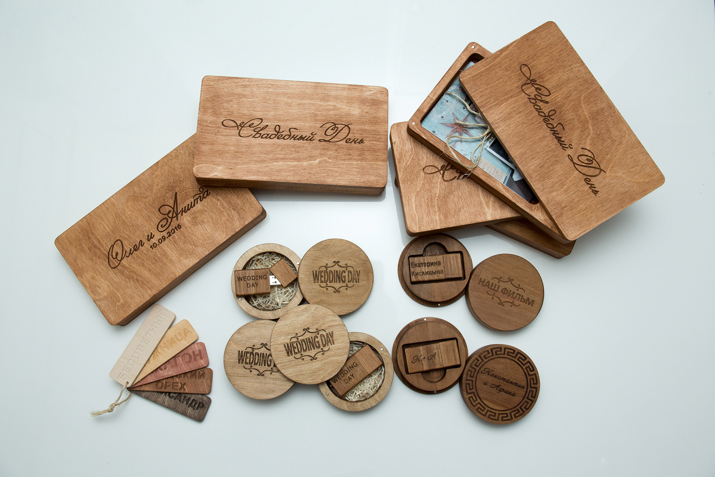 ArtBox - Коробочки для флешек,  упаковка для фотографов, деревянные фл