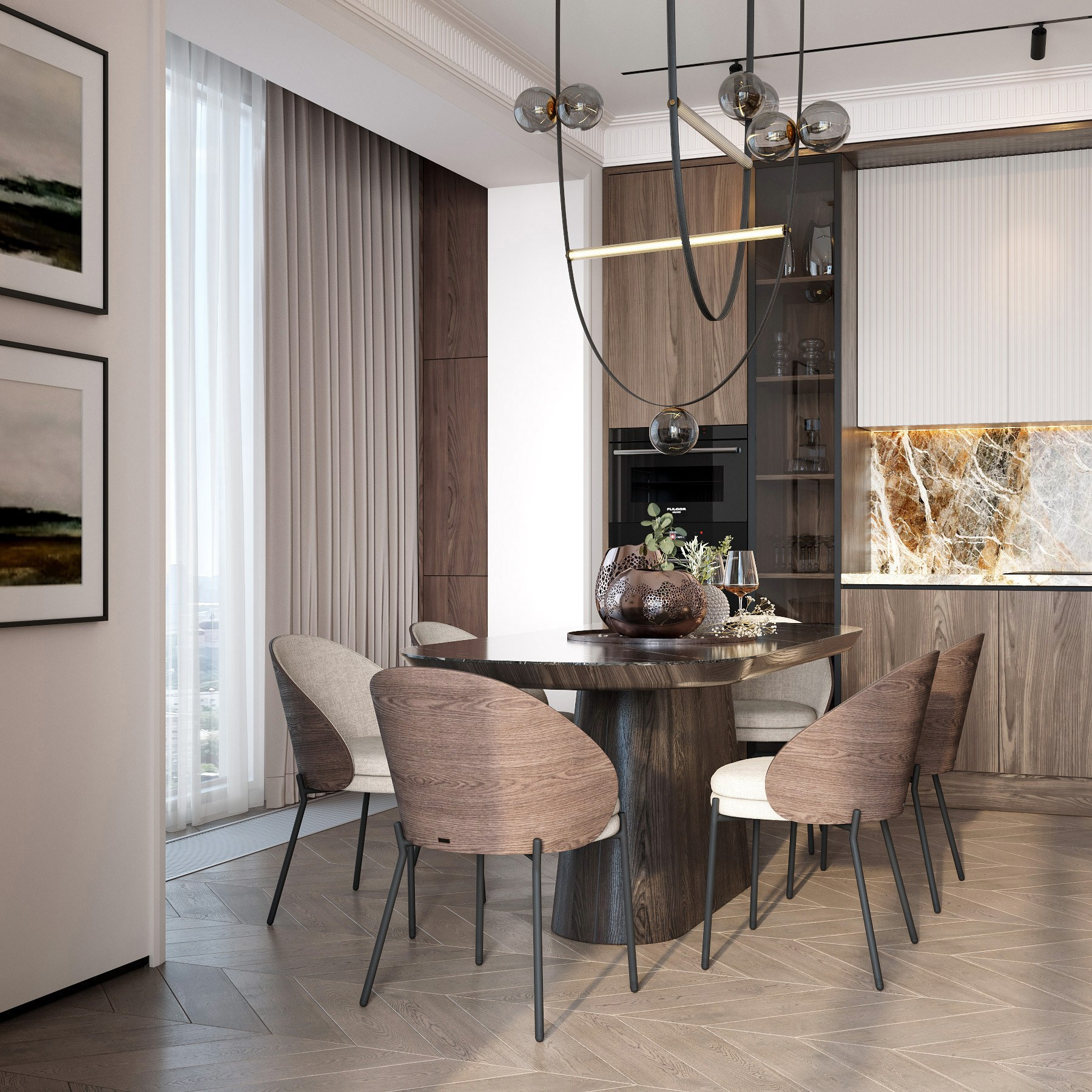 ЖК Sky House 3. Дизайн интерьера в Москве