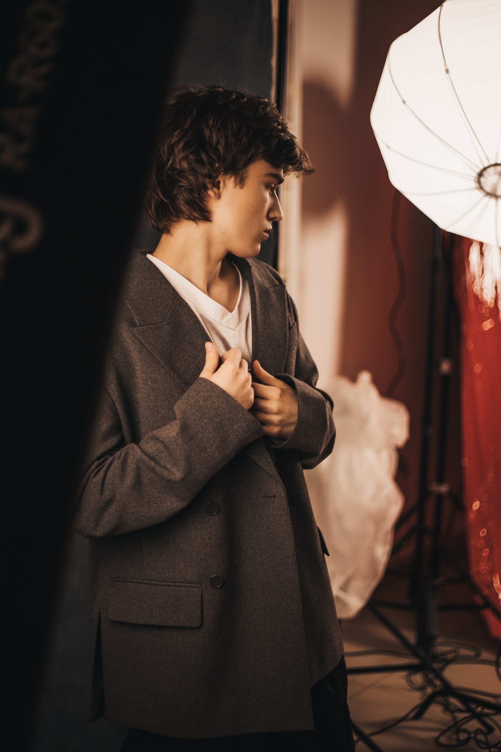 Портрет со схемой света