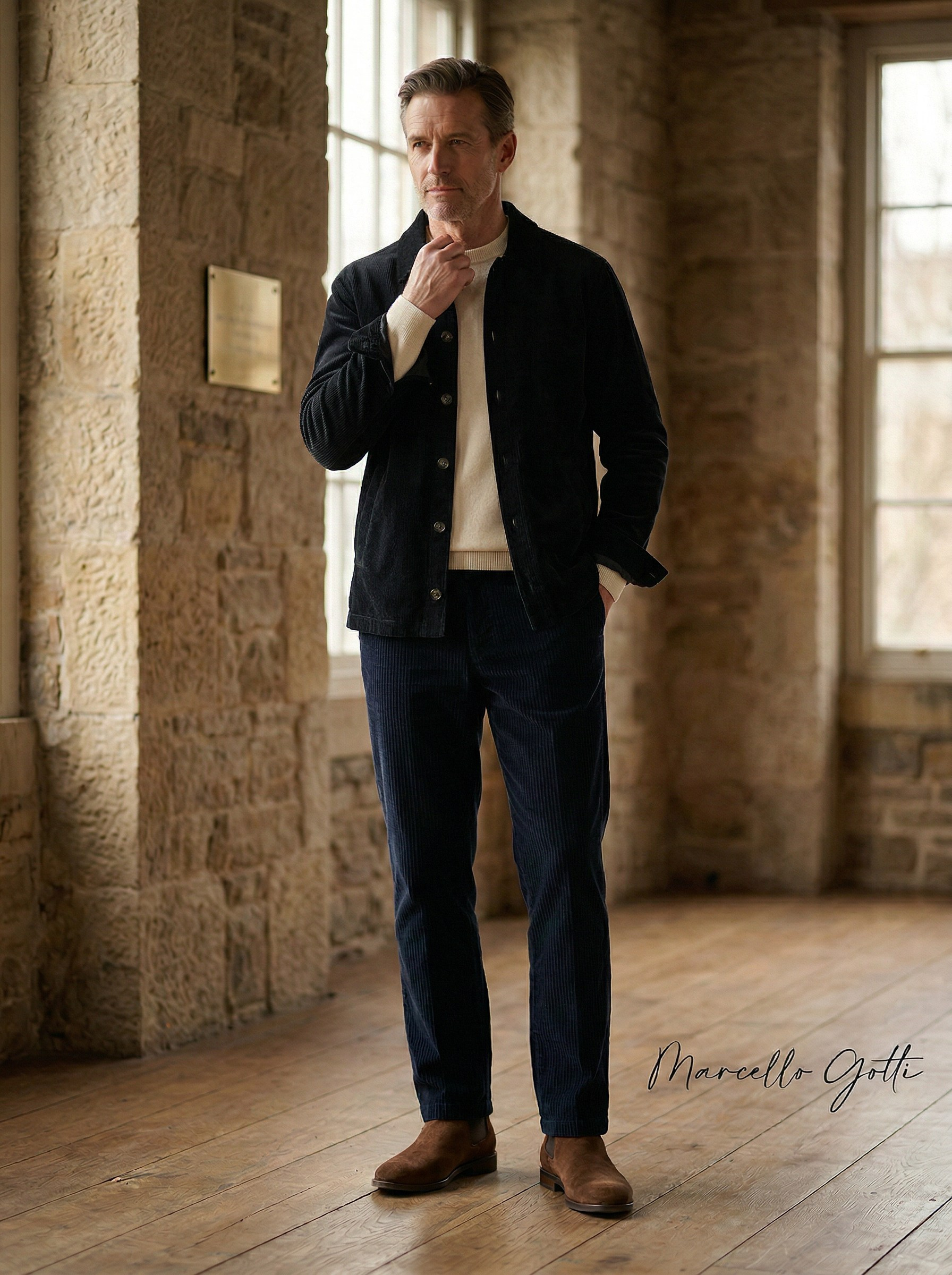 Генерация контента для вельветовых брюк