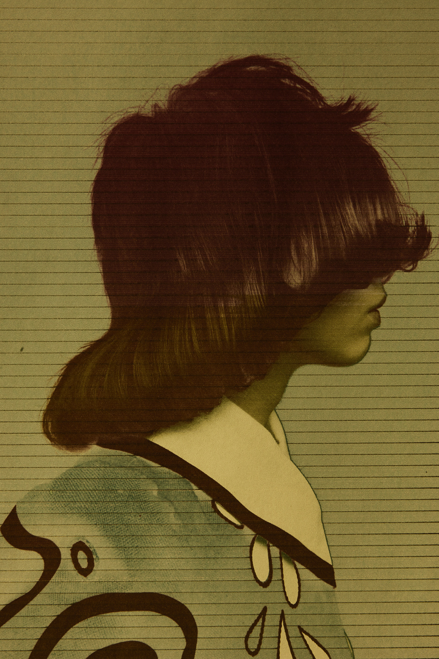 ручной коллаж  на курсе фотографии искусство портрета в Питере фото Владимир Лёвин