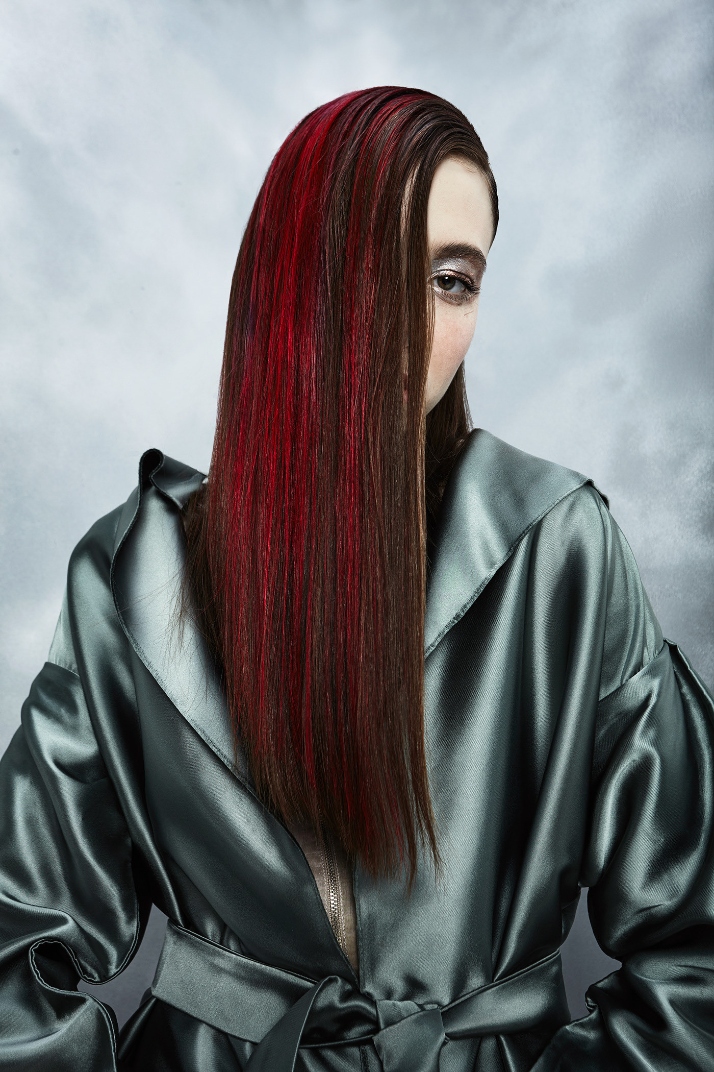 модная съёмка для парикмахера стилиста в фотошколе Владимира Лёвина