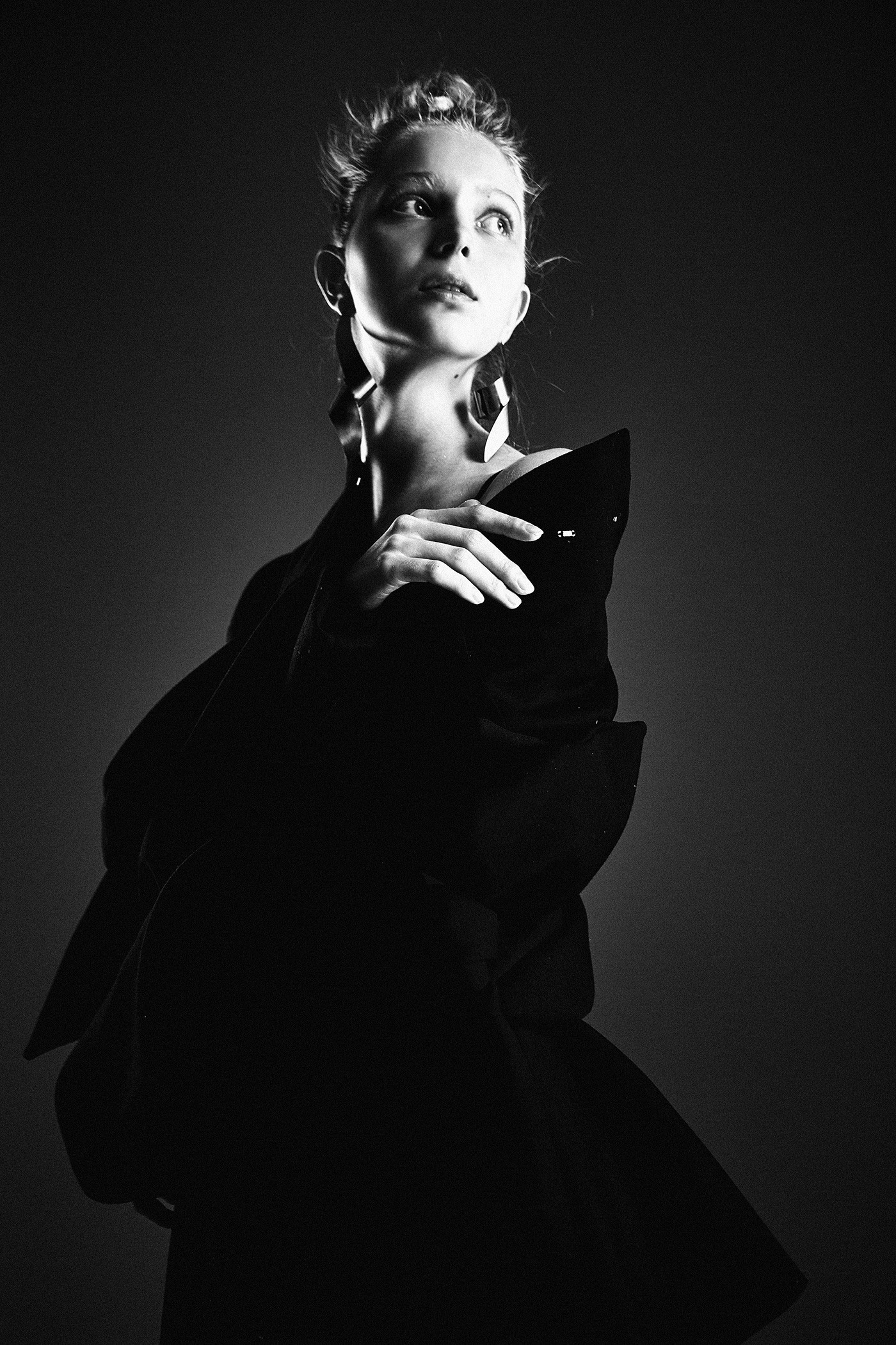 черно-белый снимок с занятий в фотошколе онлайн фото Владимир Лёвин