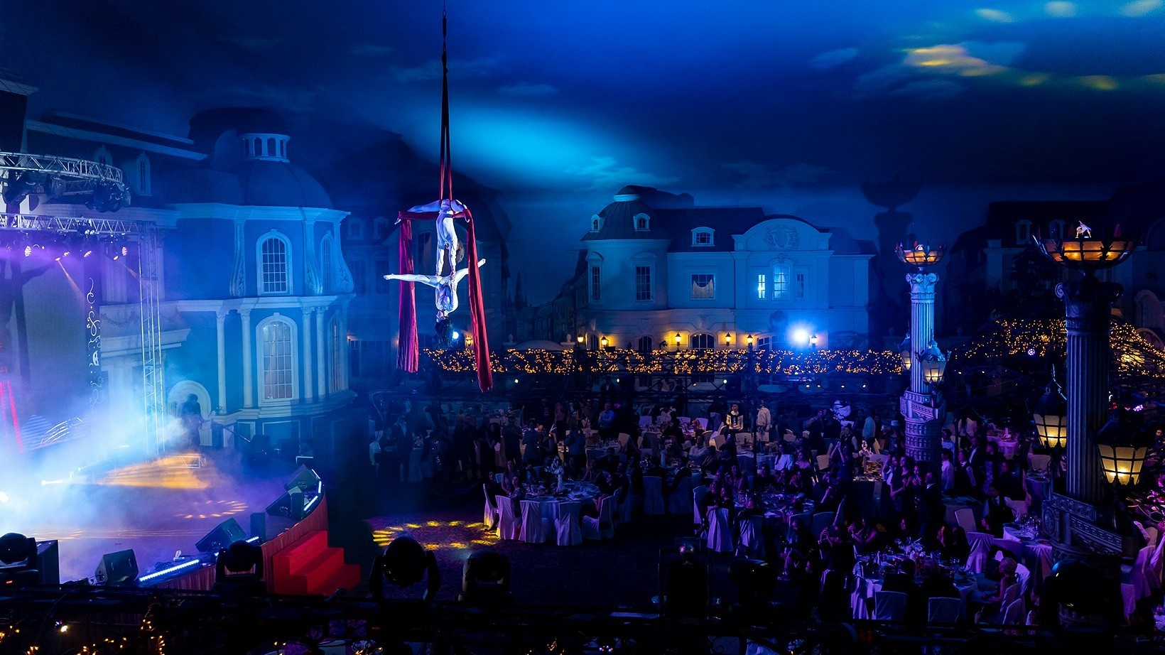 Контент съемка под ключ. Световое шоу / Москва и Мо