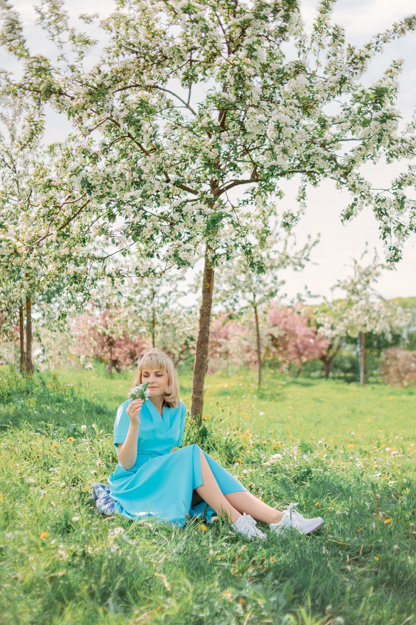 Фотосессия в цветении Яблонь Спб. Фотограф в Санкт-Петербурге, Анна Скворцова
