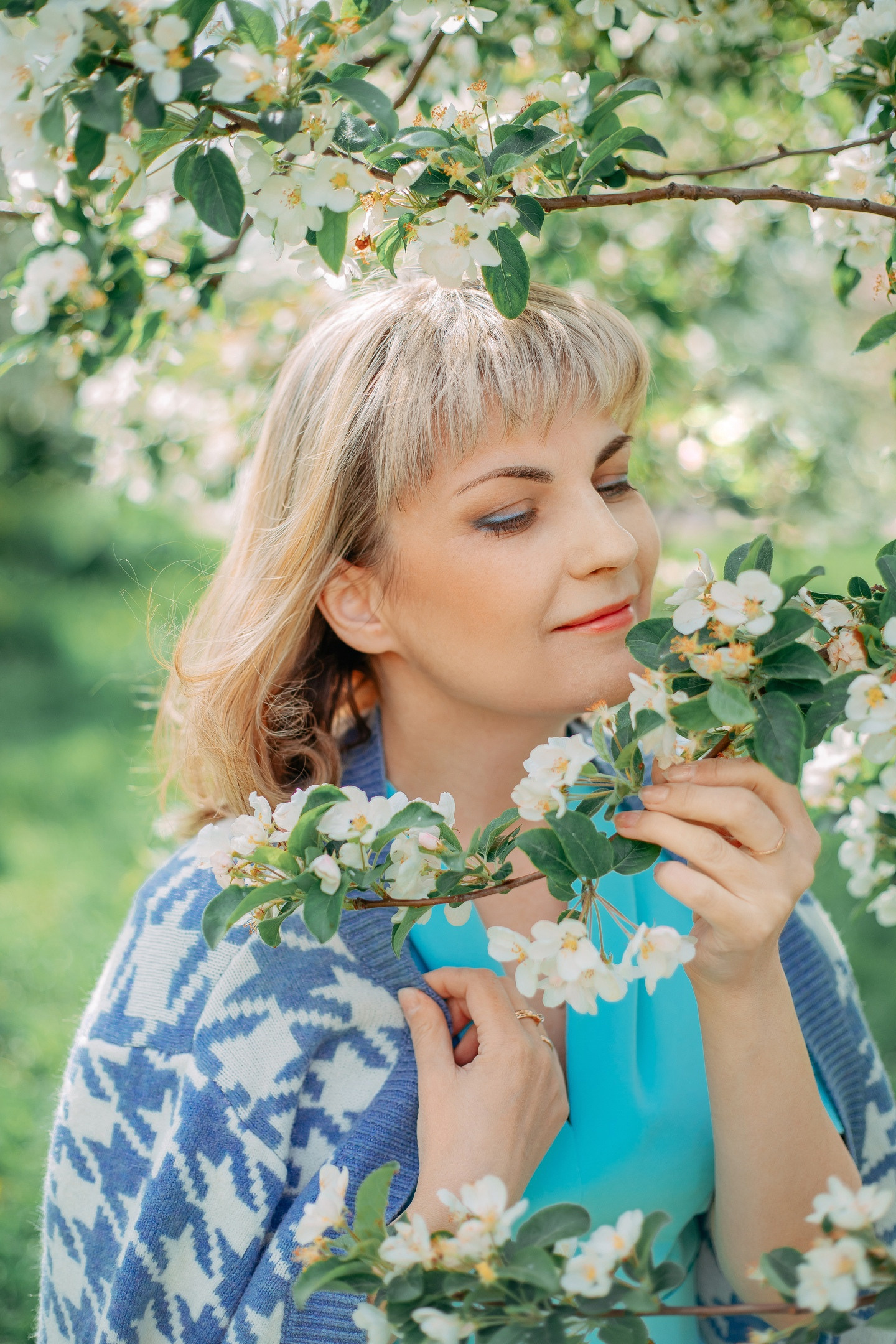 Фотосессия в цветении Яблонь Спб. Фотограф в Санкт-Петербурге, Анна Скворцова