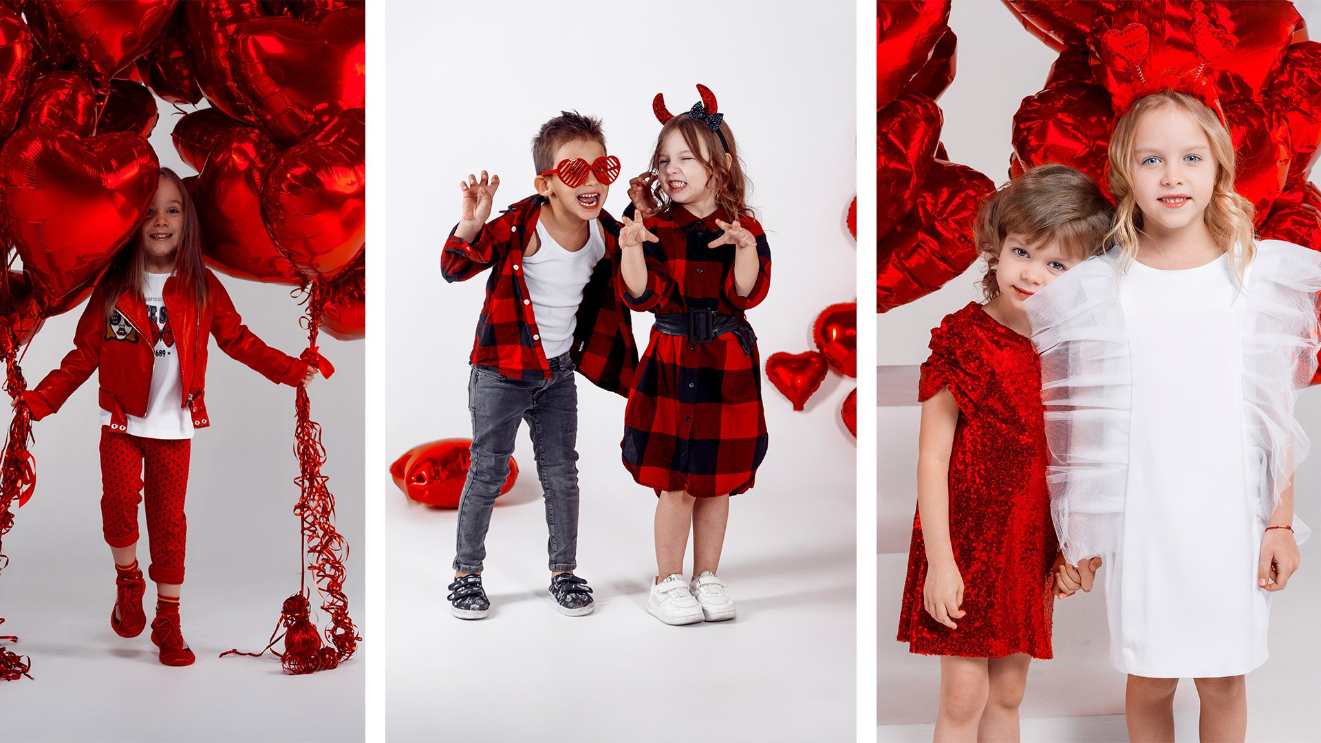 Красные Сердца. Детский студийный фотограф Сочи