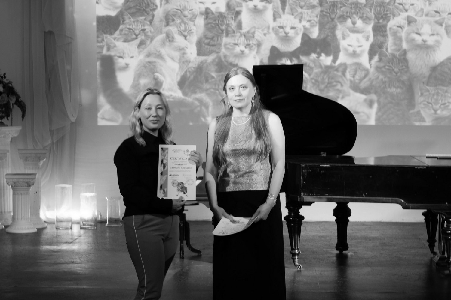 «ПитерКот» ежегодная выставка работ художников. Дом Шрёдера