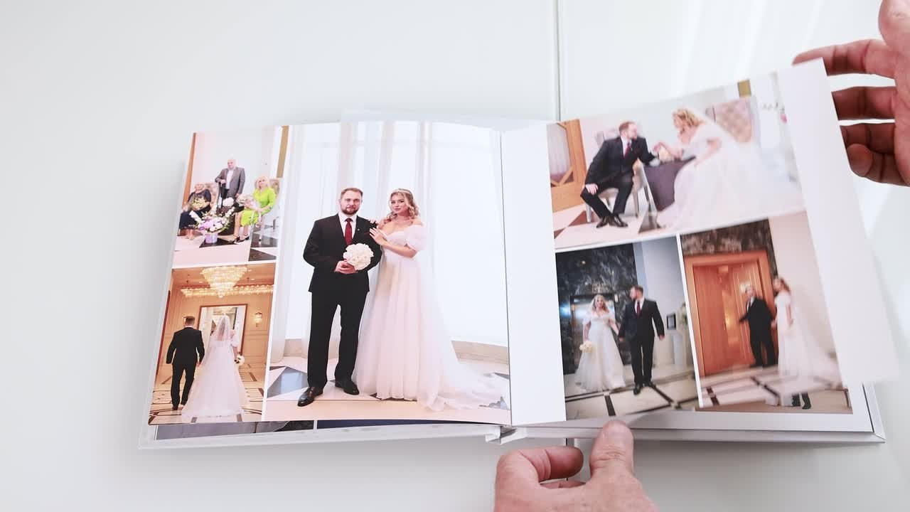 Изготовление свадебных фотокниг. Студия Максима Белослюдцева