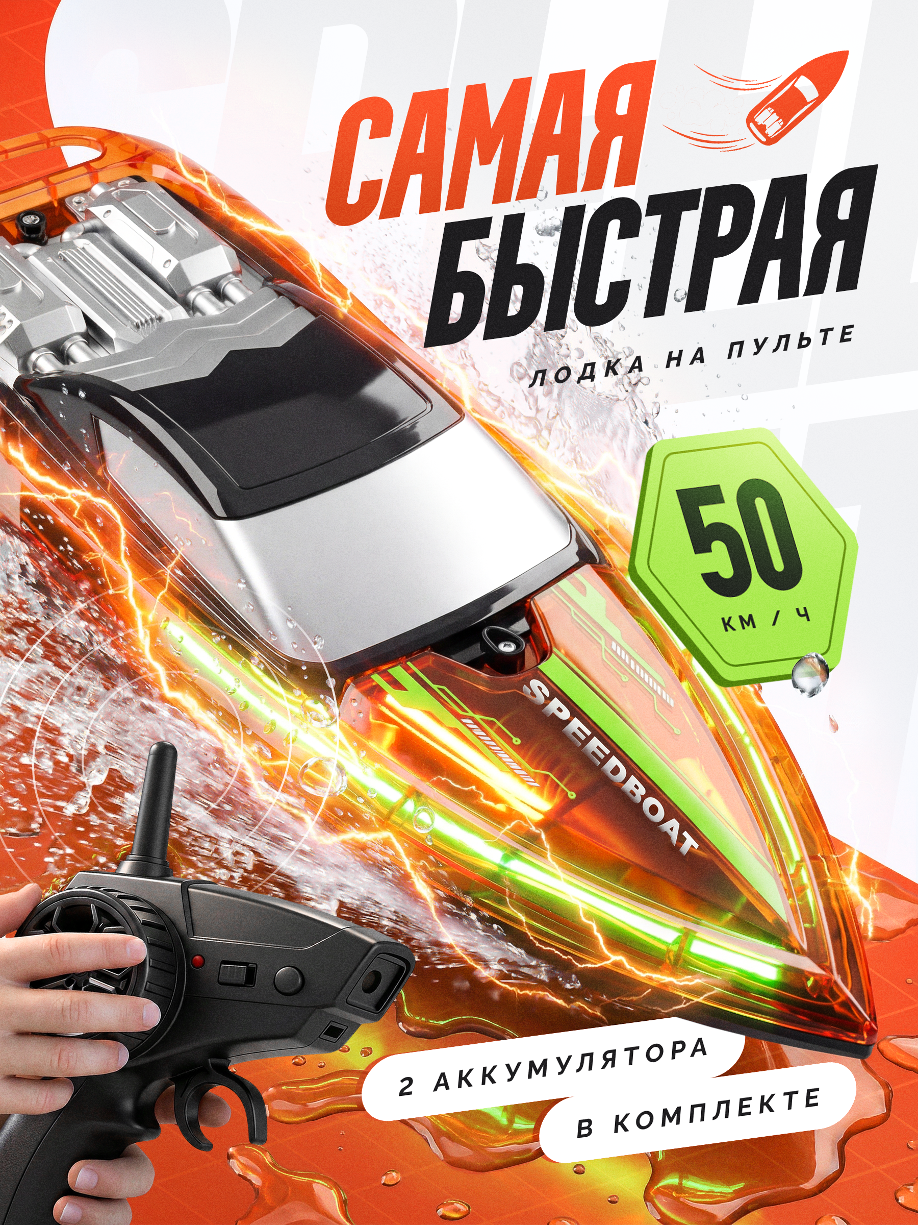 Лодка на&nbsp;радиоуправлении