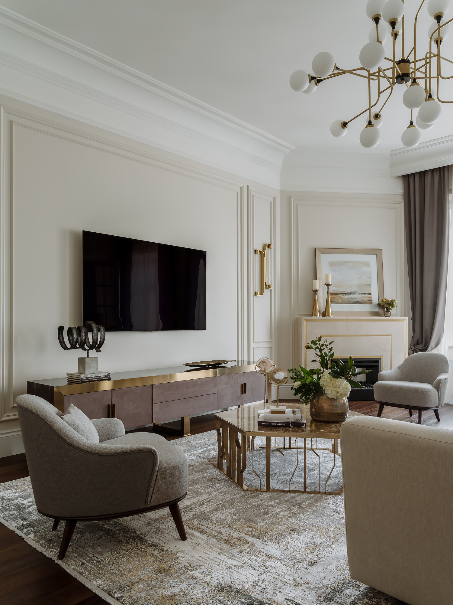 Милютинский переулок. Дизайн интерьера в Москве