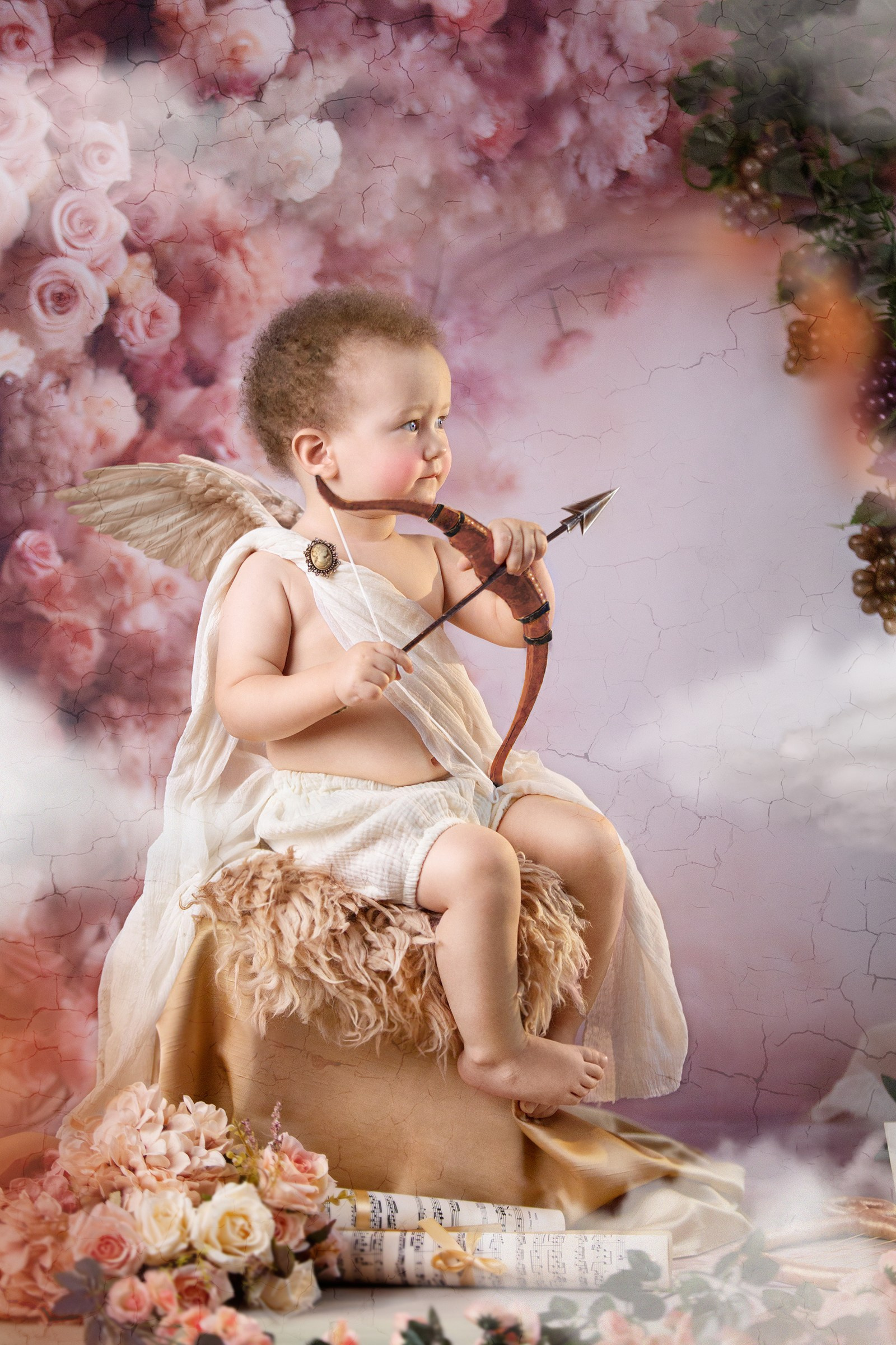 «Нежный ангел». Сашенька. Детский и ньюборн фотограф в Санкт-Петербурге Марина Айдинян