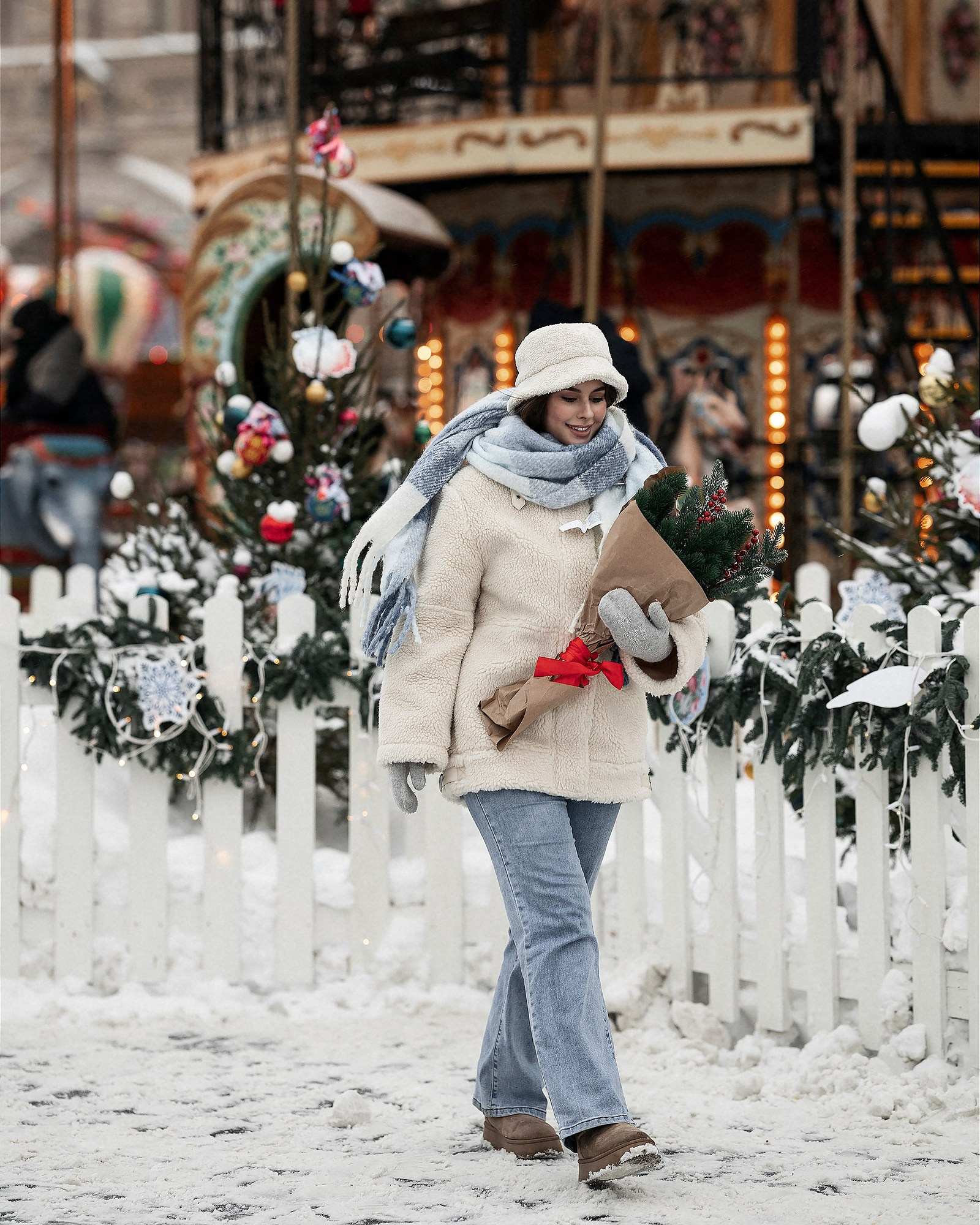 Новогодний ГУМ. Женский и семейный фотограф в Москве Виктория