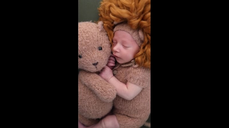 Лев, 18 дней. Фотограф новорожденных в Новокузнецке Анна Горошникова