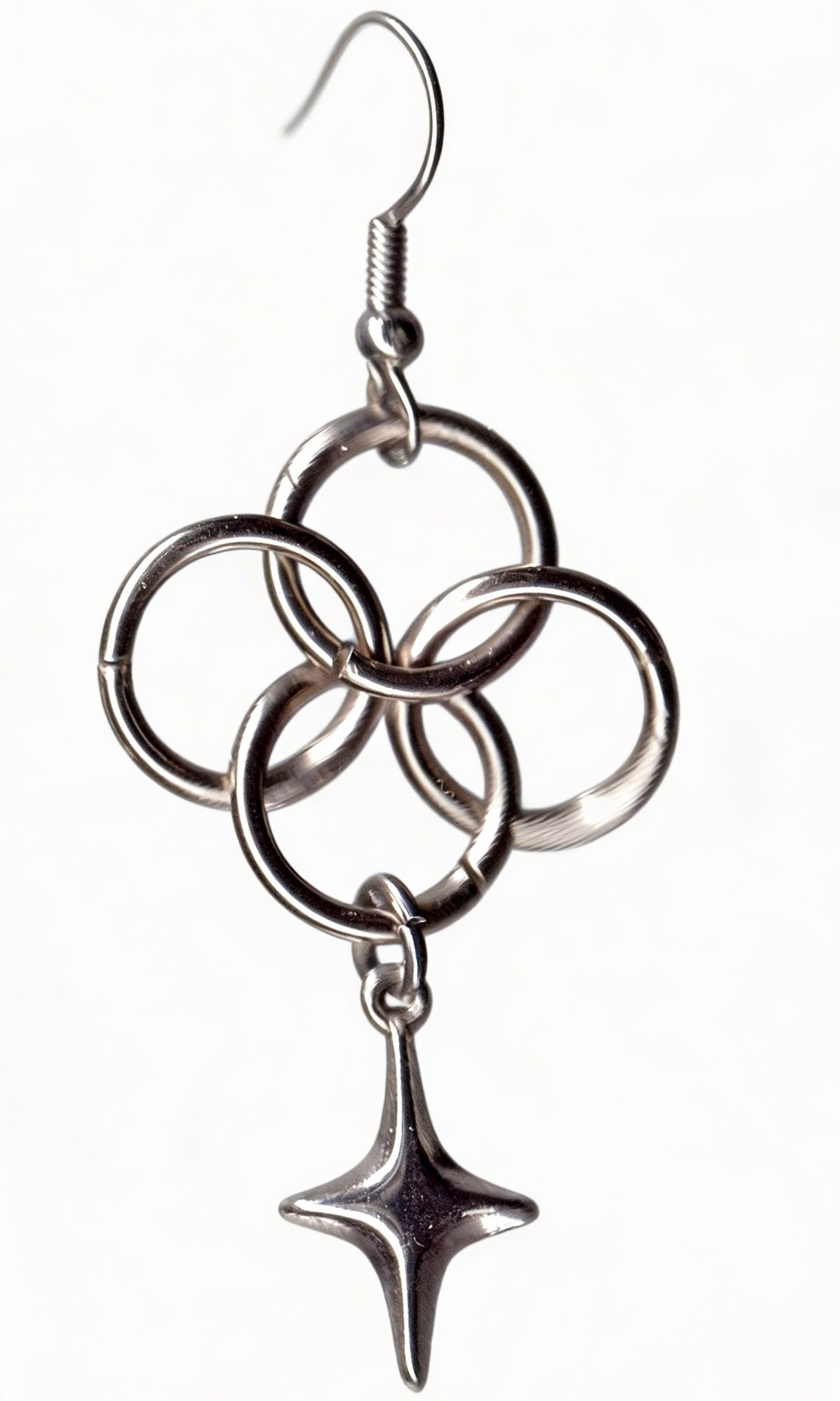 Сережки из кольчуги. Украшения из кольчуги в Москве Соня Спросонья