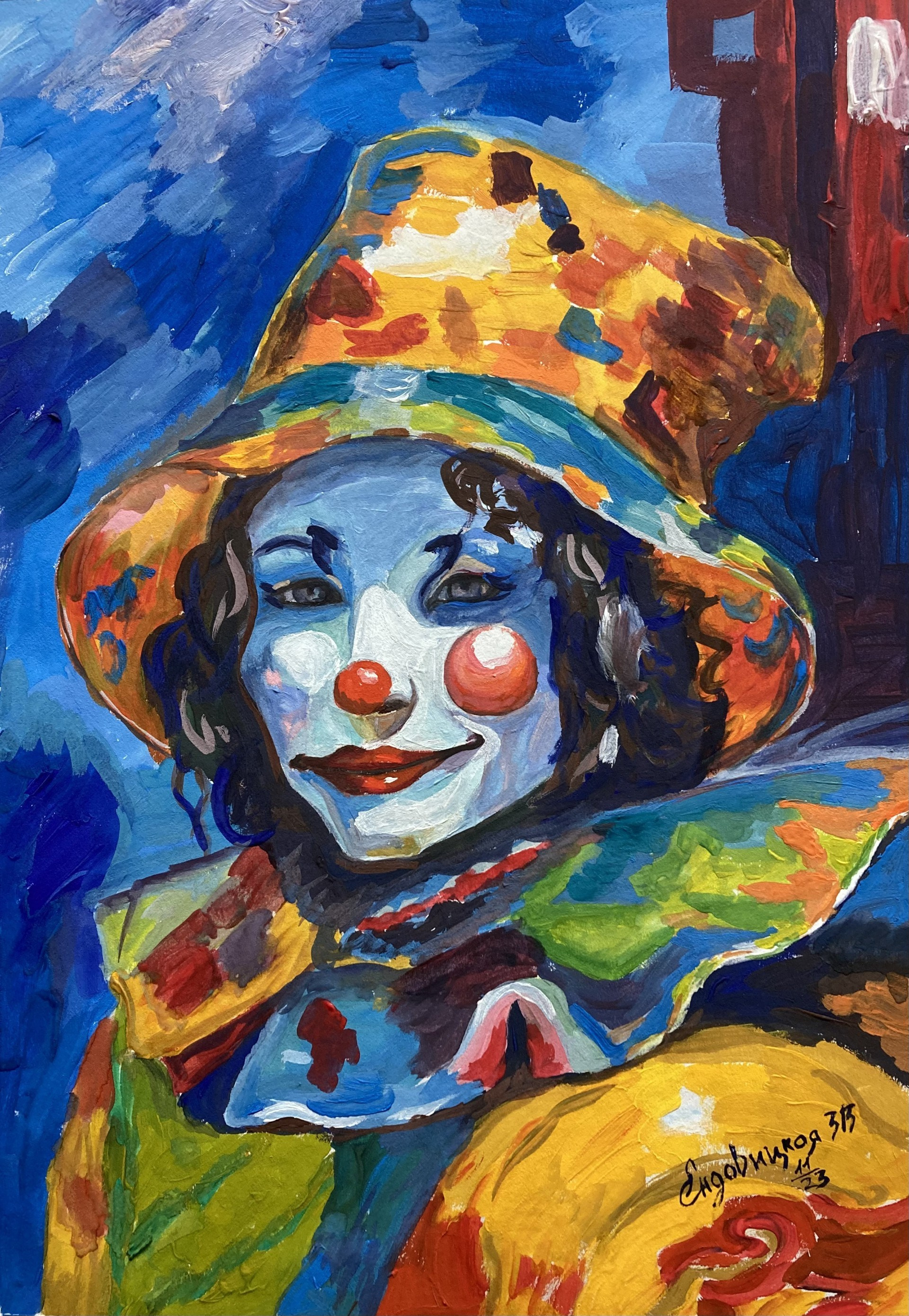 Клоуны. ArtZoyaEndovitskaya