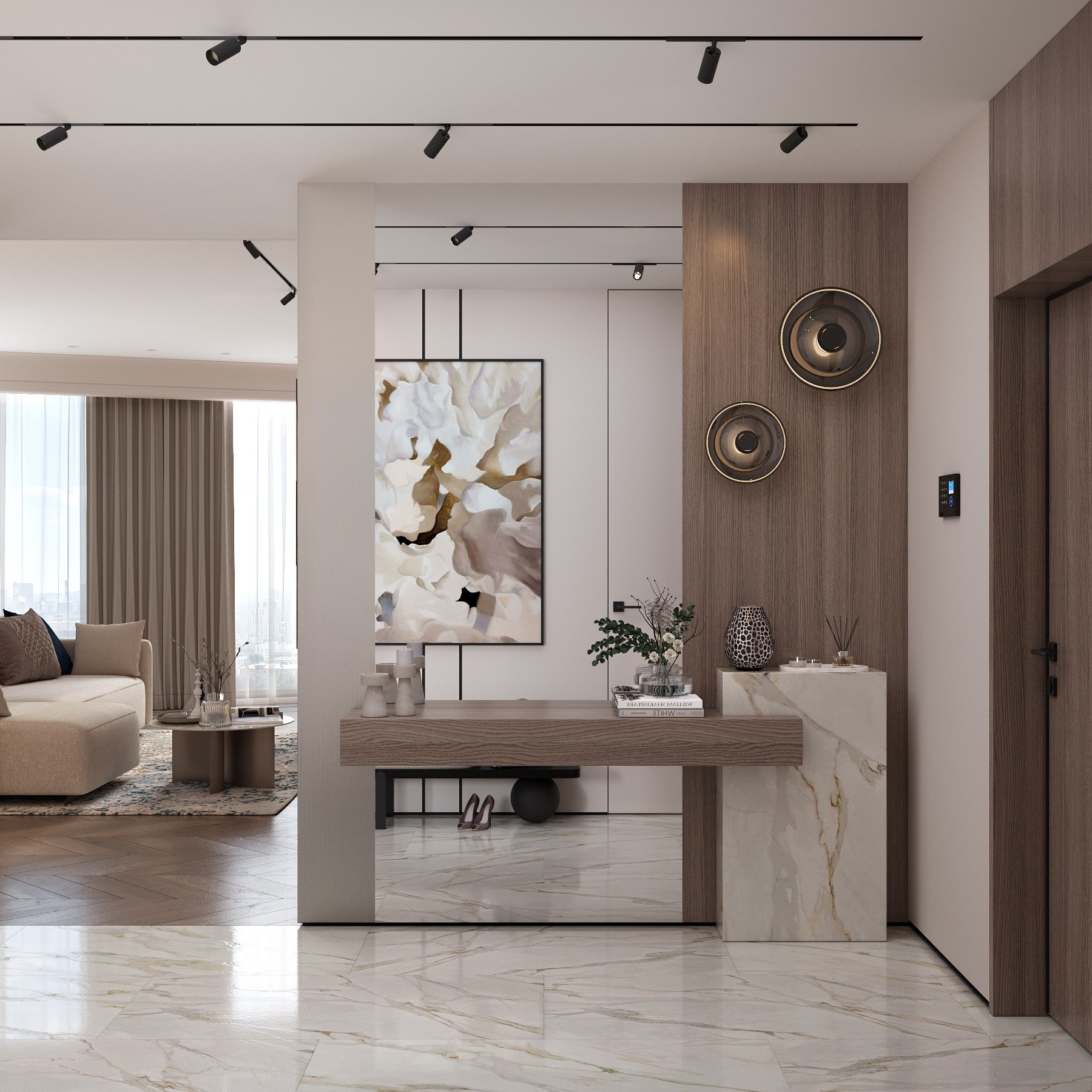 ЖК Скай хаус 4. Дизайн интерьера в Москве