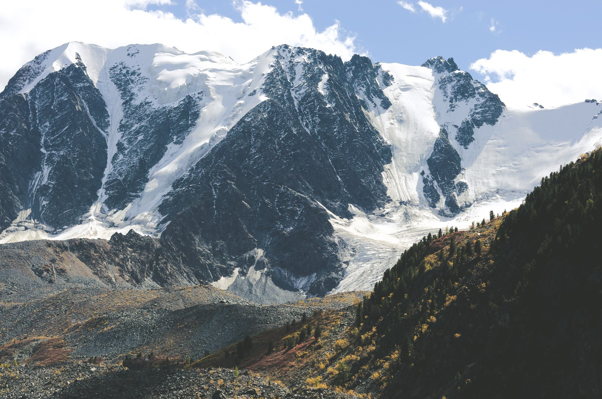 Алтай ледник Мюшту- Айры пейзажная фотография