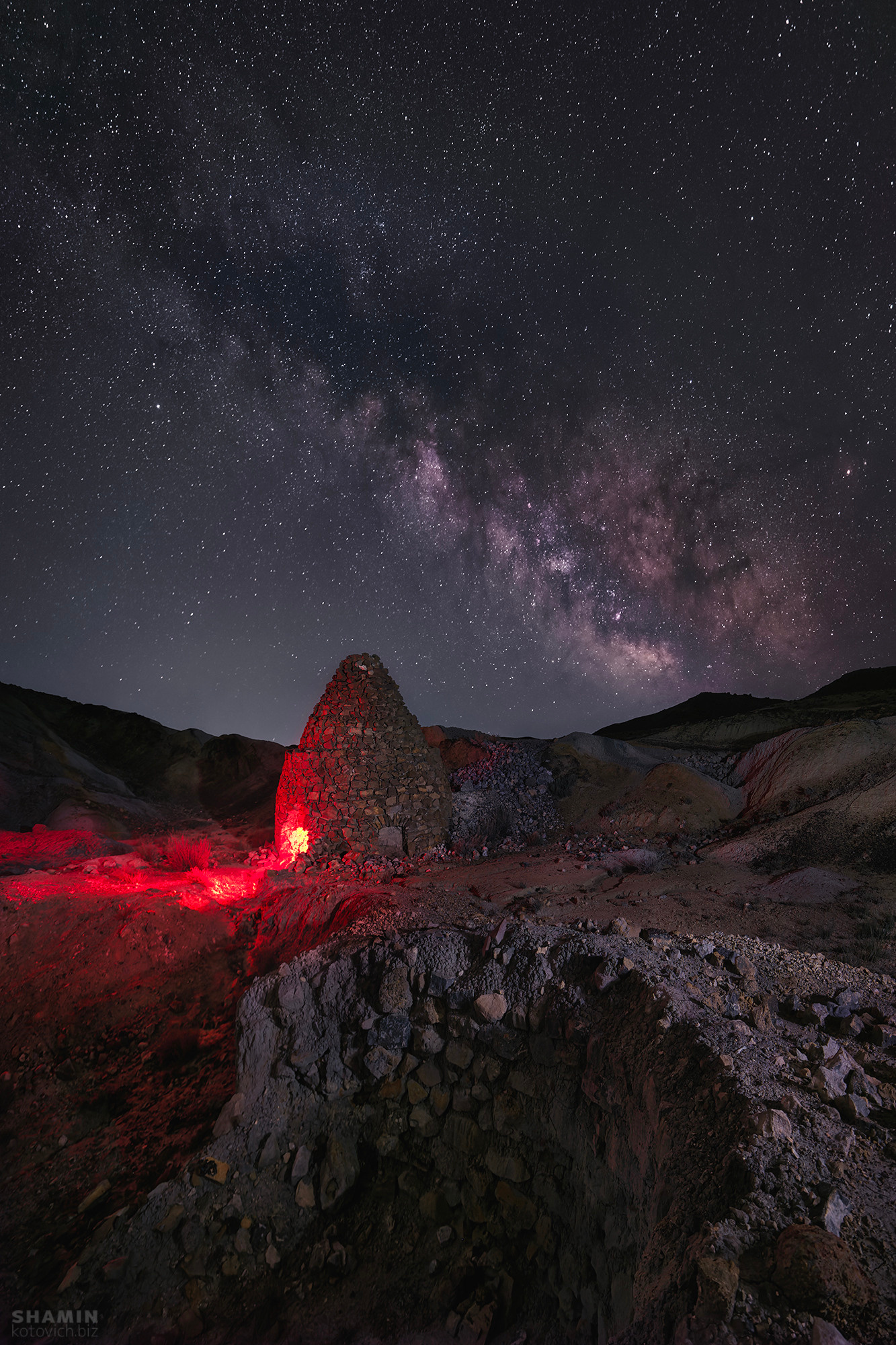Стекинг в ночной фотографии. Фотограф Константин Шамин