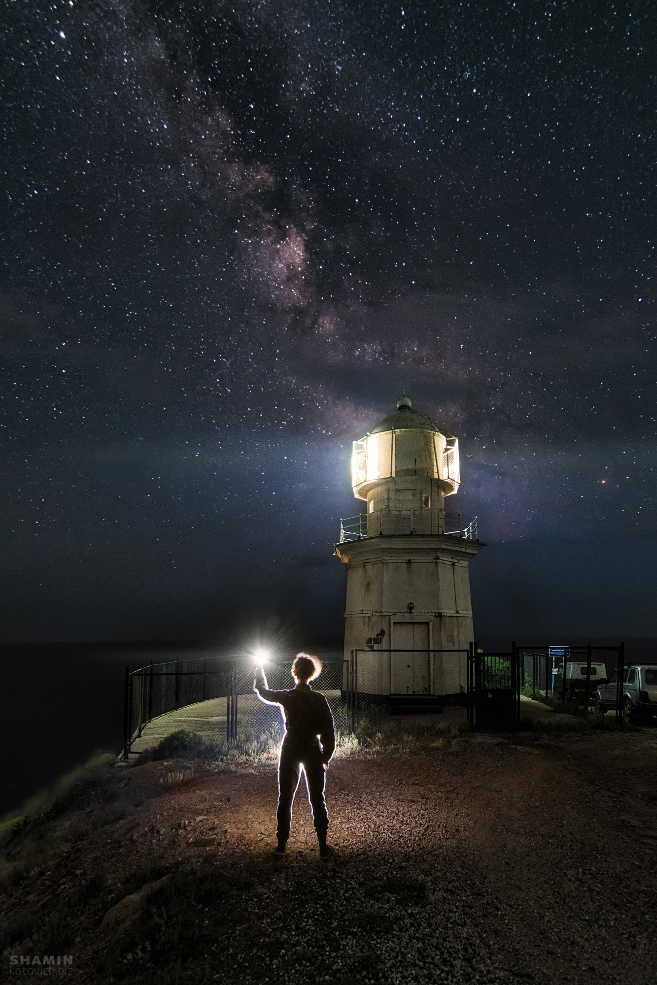 Стекинг в ночной фотографии. Фотограф Константин Шамин