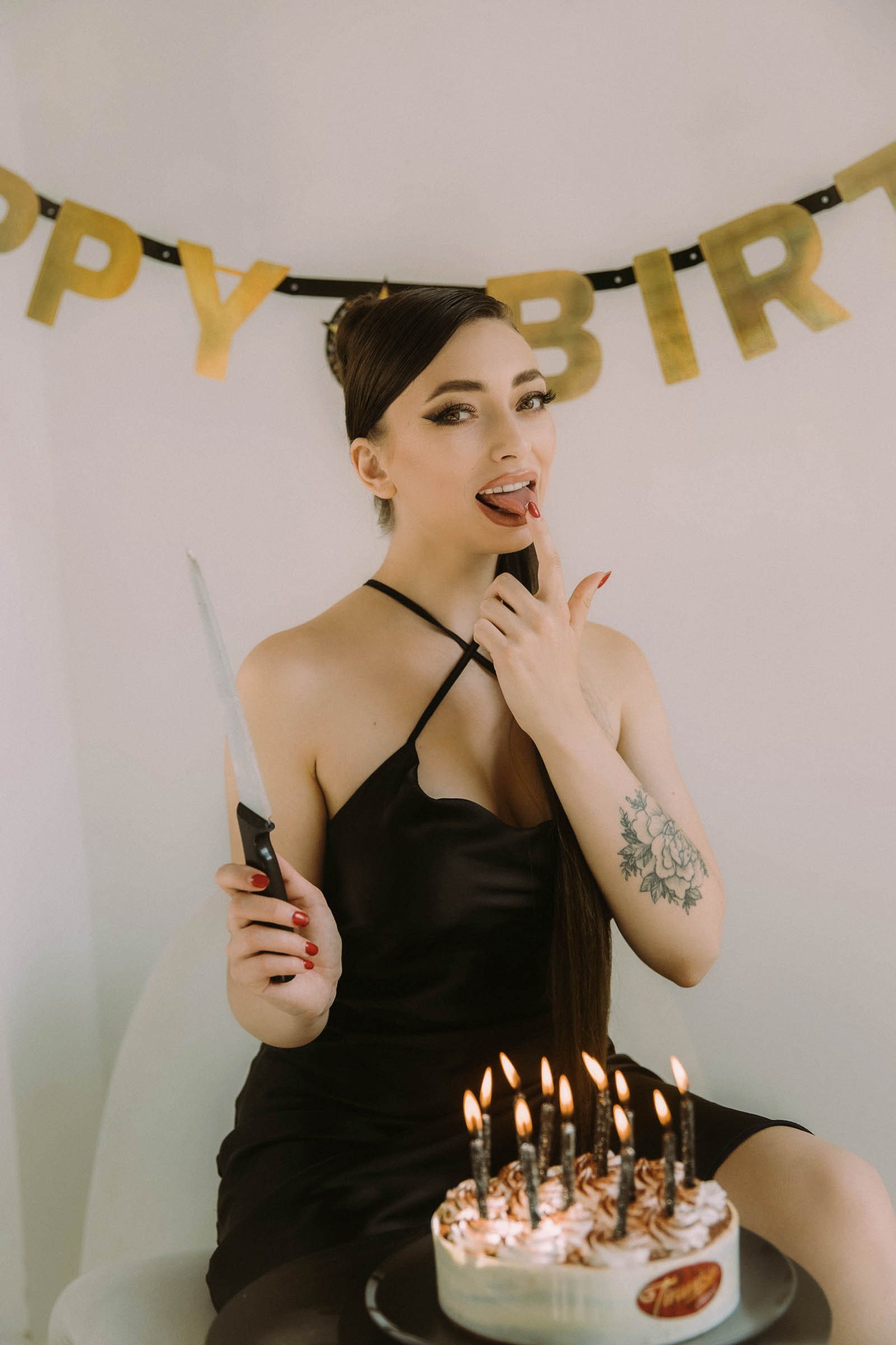 Анастасия, съёмка ко дню рождения