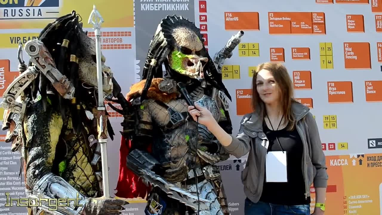 Видео интервью косплееров на фестивале Epic Con в Москве