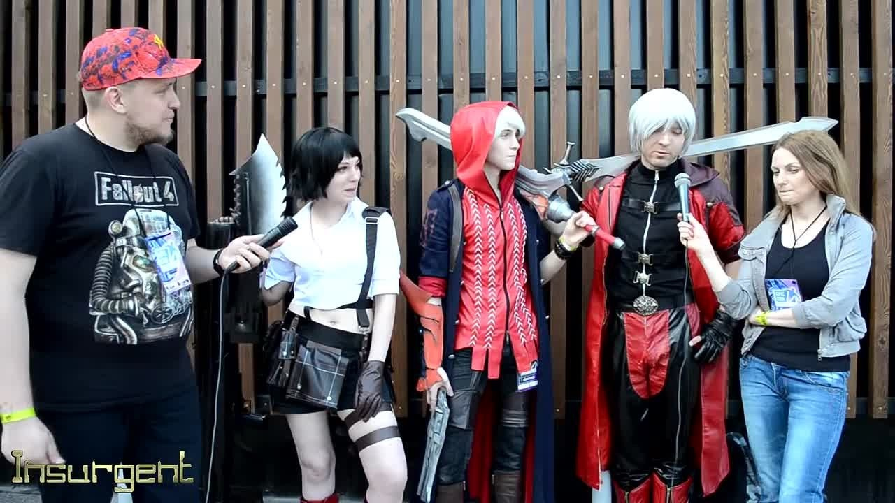 Видео интервью косплееров на фестивале Epic Con в Москве