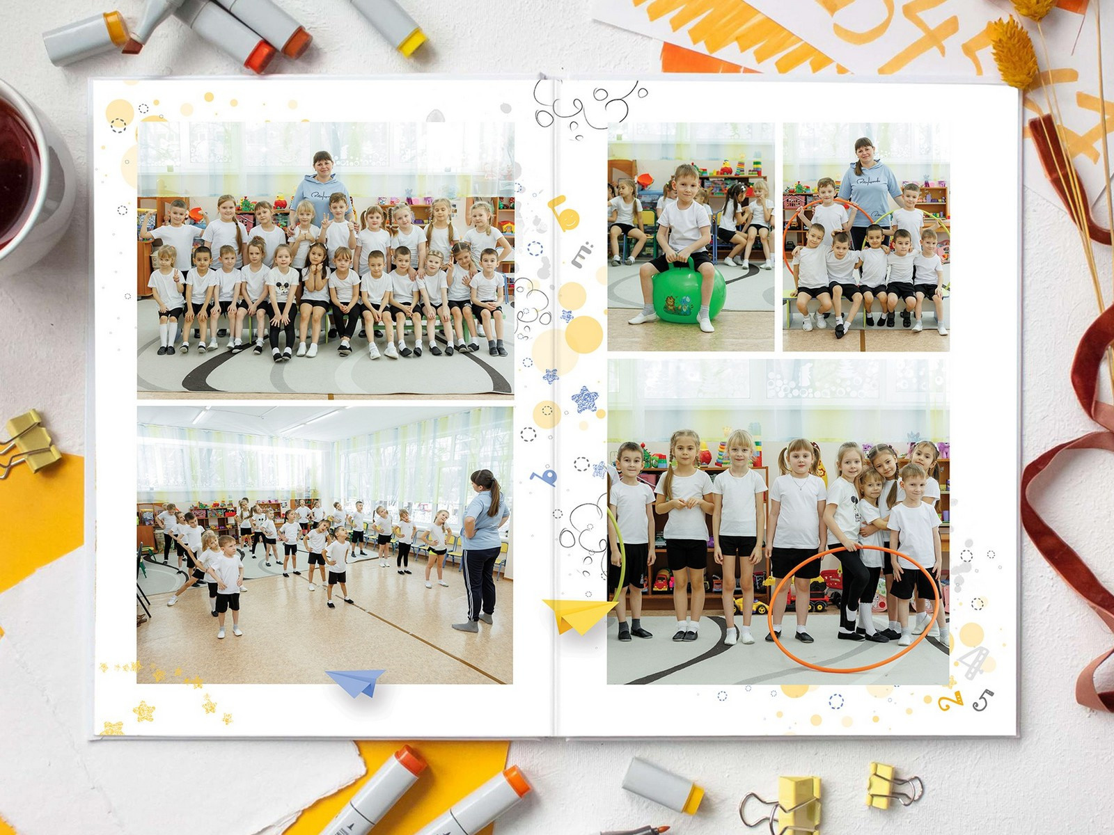 Фотокниги для детского сада. Фотограф Егор Бархатов