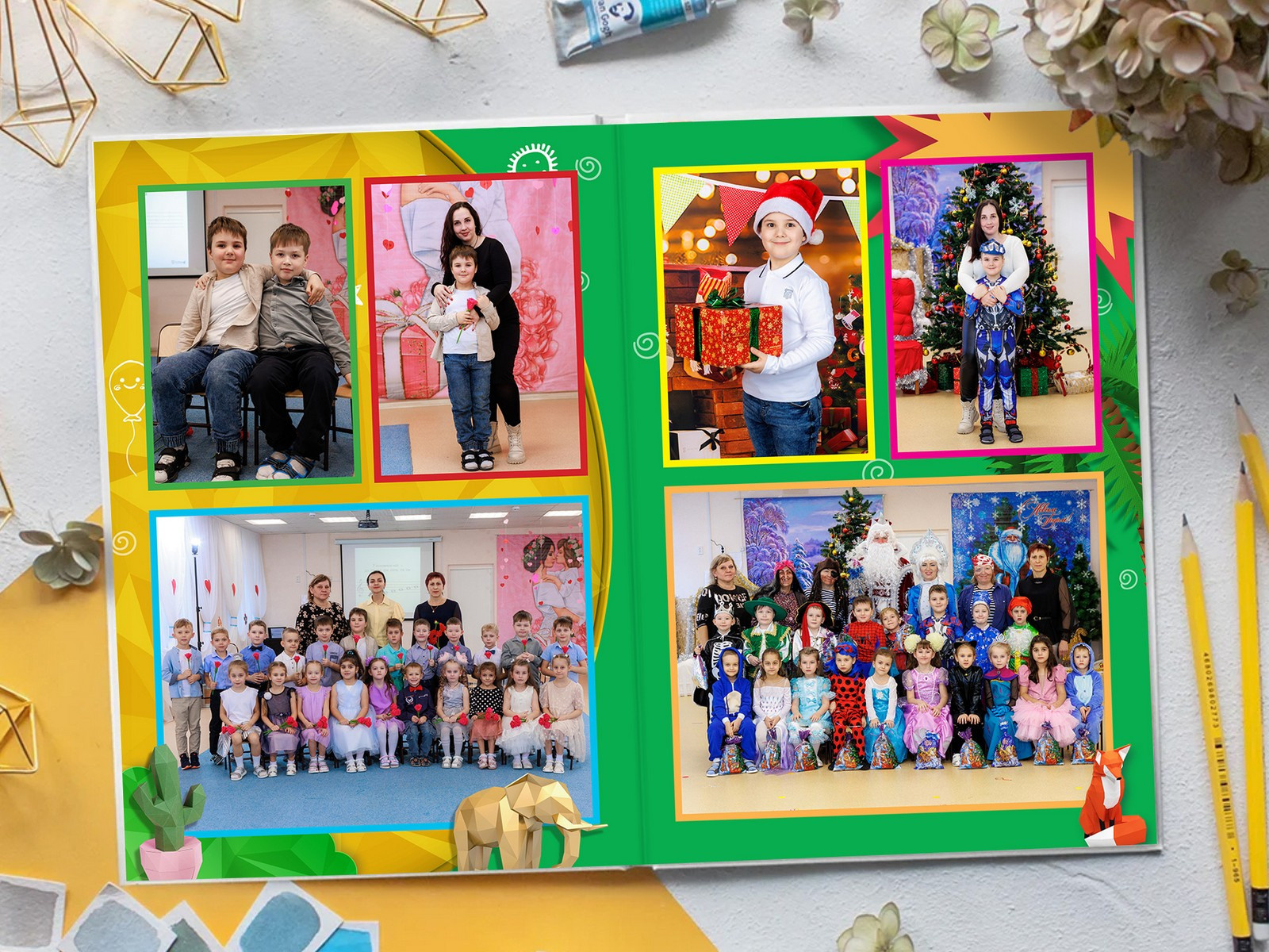 Фотокниги для детского сада. Фотограф Егор Бархатов