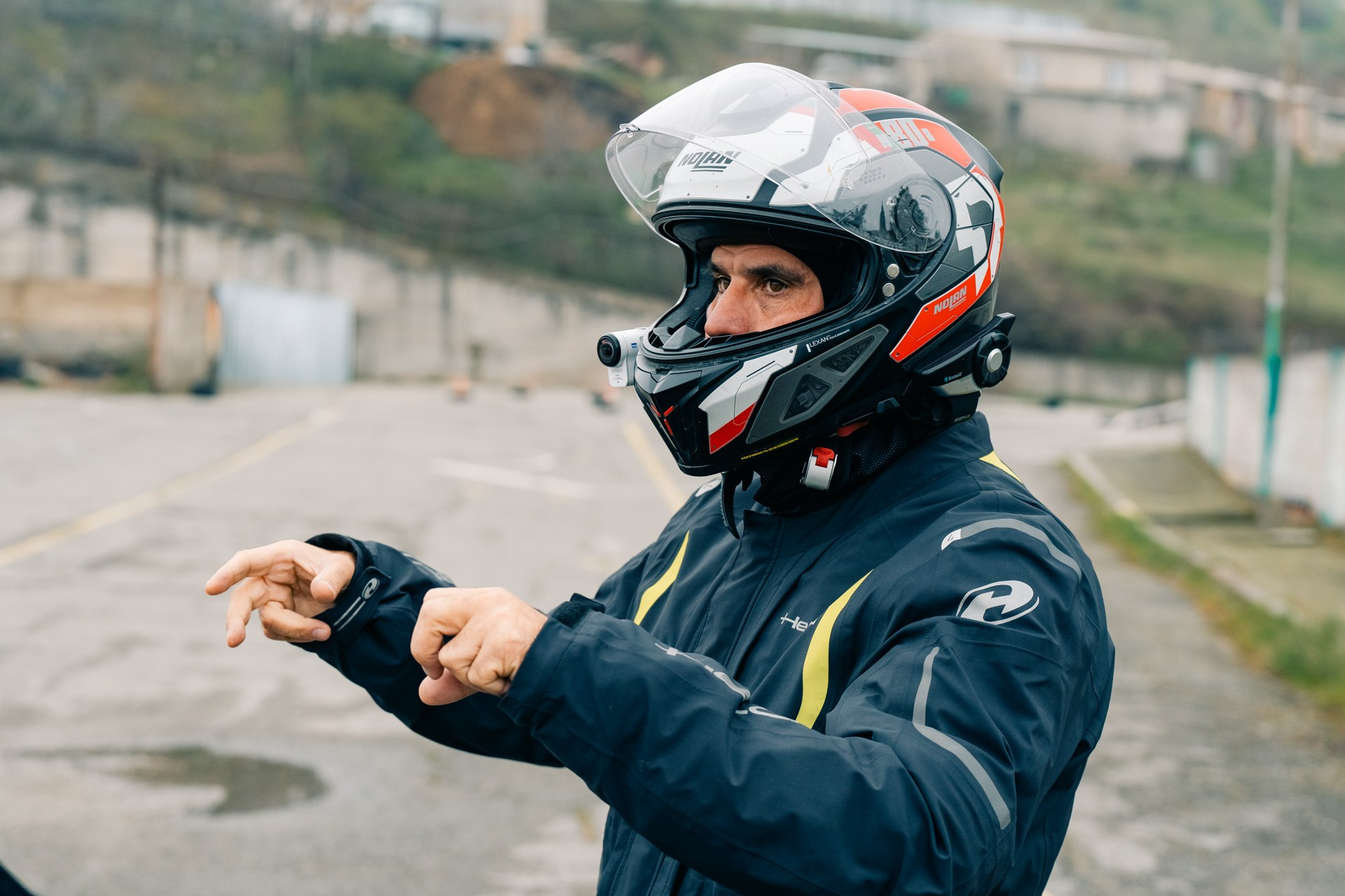 Занятия по безопасному управлению мотоциклом Владимир Оллилайнен