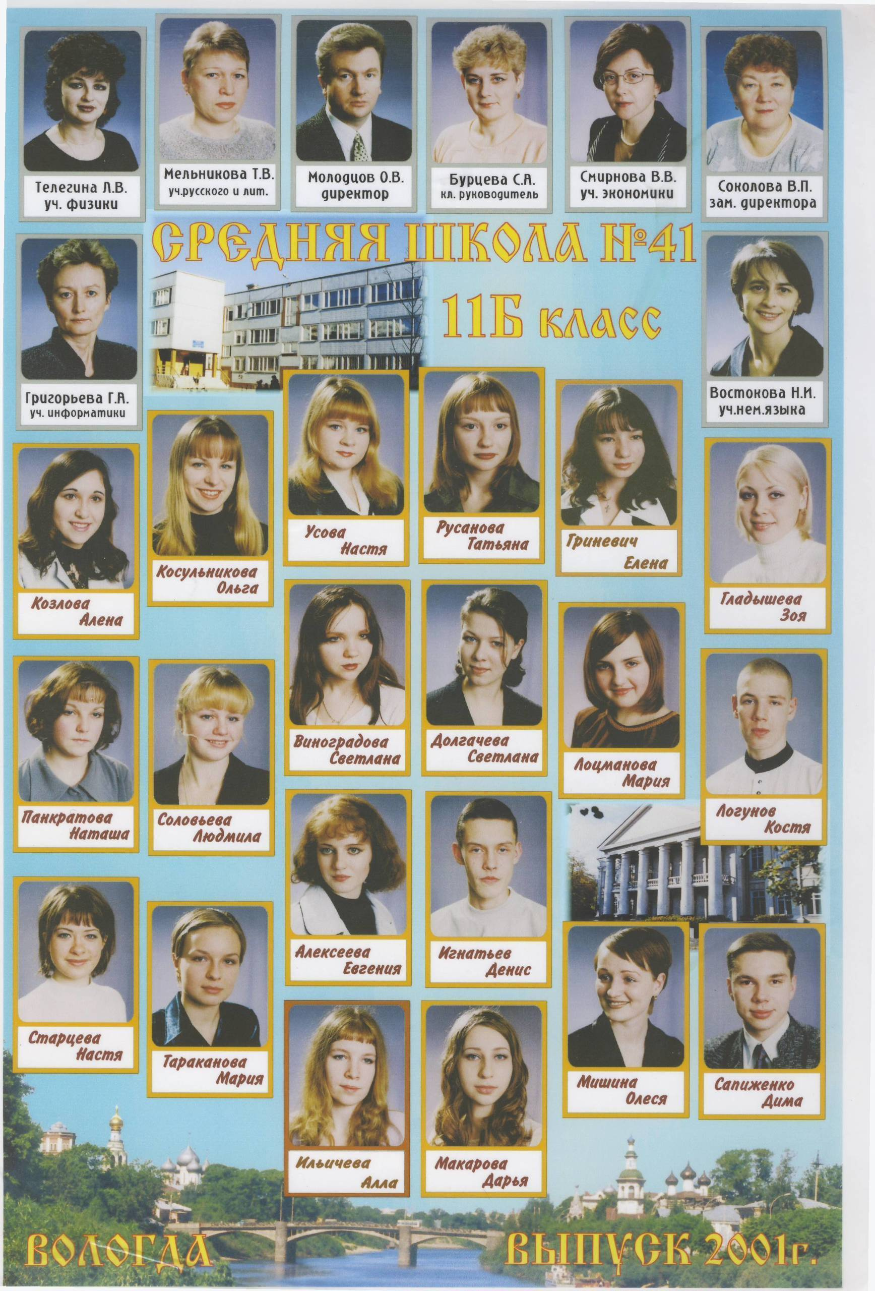 Выпуск 2001 |11-Б