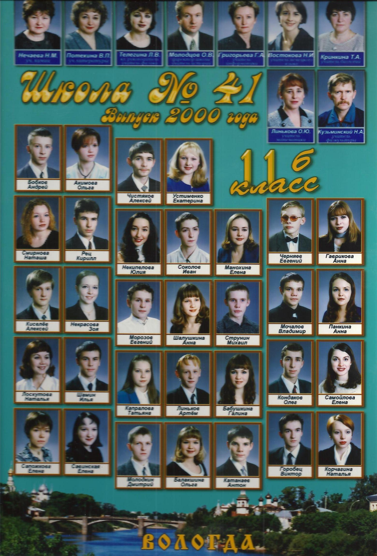 Выпуск 2000 |11-Б